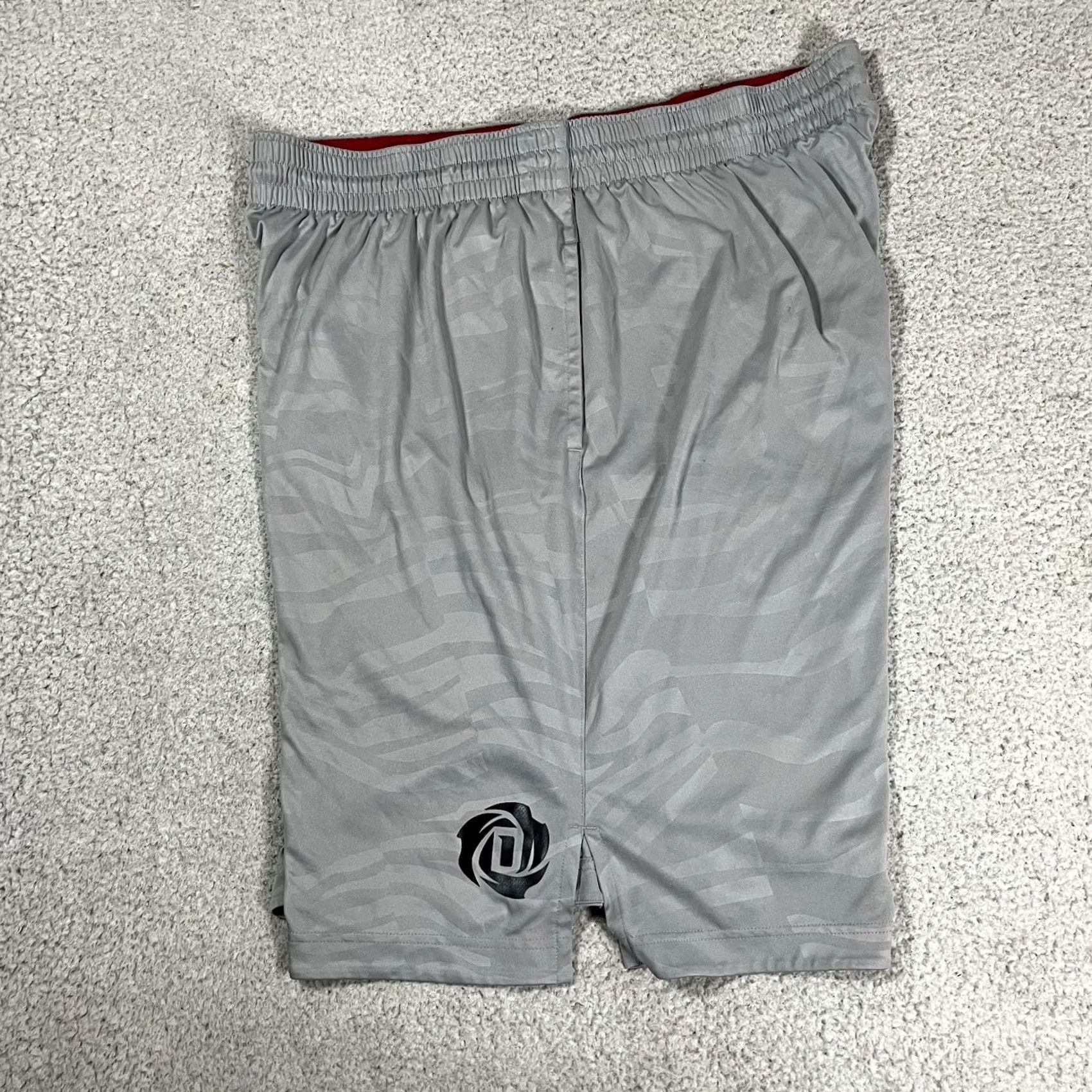 Adidas Adidas Shorts Mens 2XL Gray D Derrick Rose Basketball NBA Athletic Training Size US 39 - 5 Thumbnail