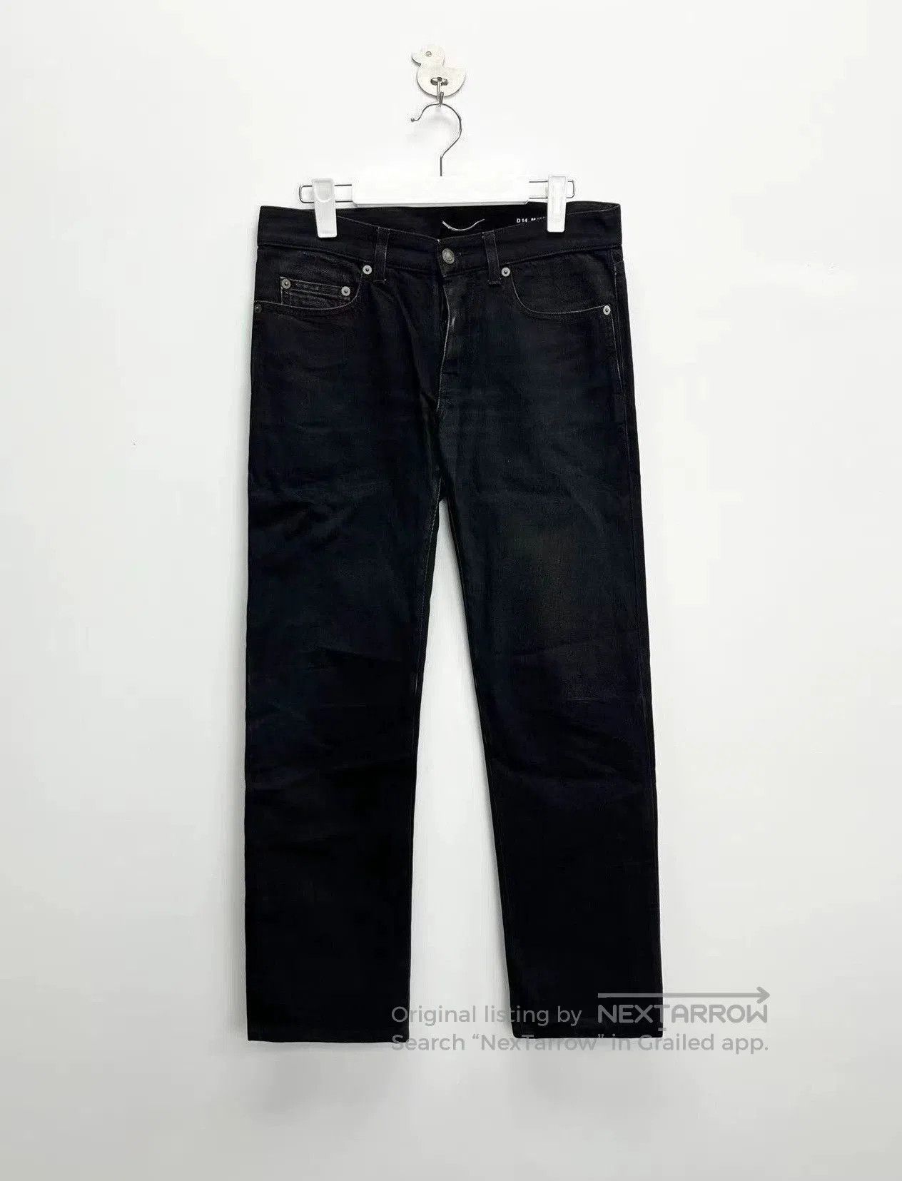Saint Laurent Paris black straight. Size US 30 / EU 46 - 1 Thumbnail