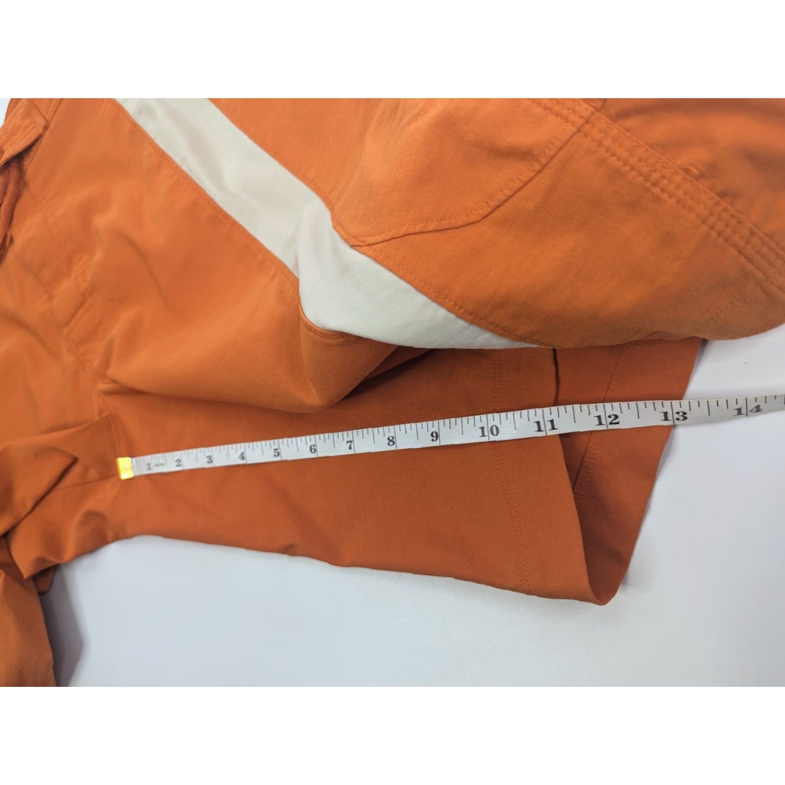 Nike NIKE Swim Trunks Bottom Mens Orange Beige Nylon 36 Beach Y2K Drawstring Size US 36 / EU 52 - 3 Thumbnail