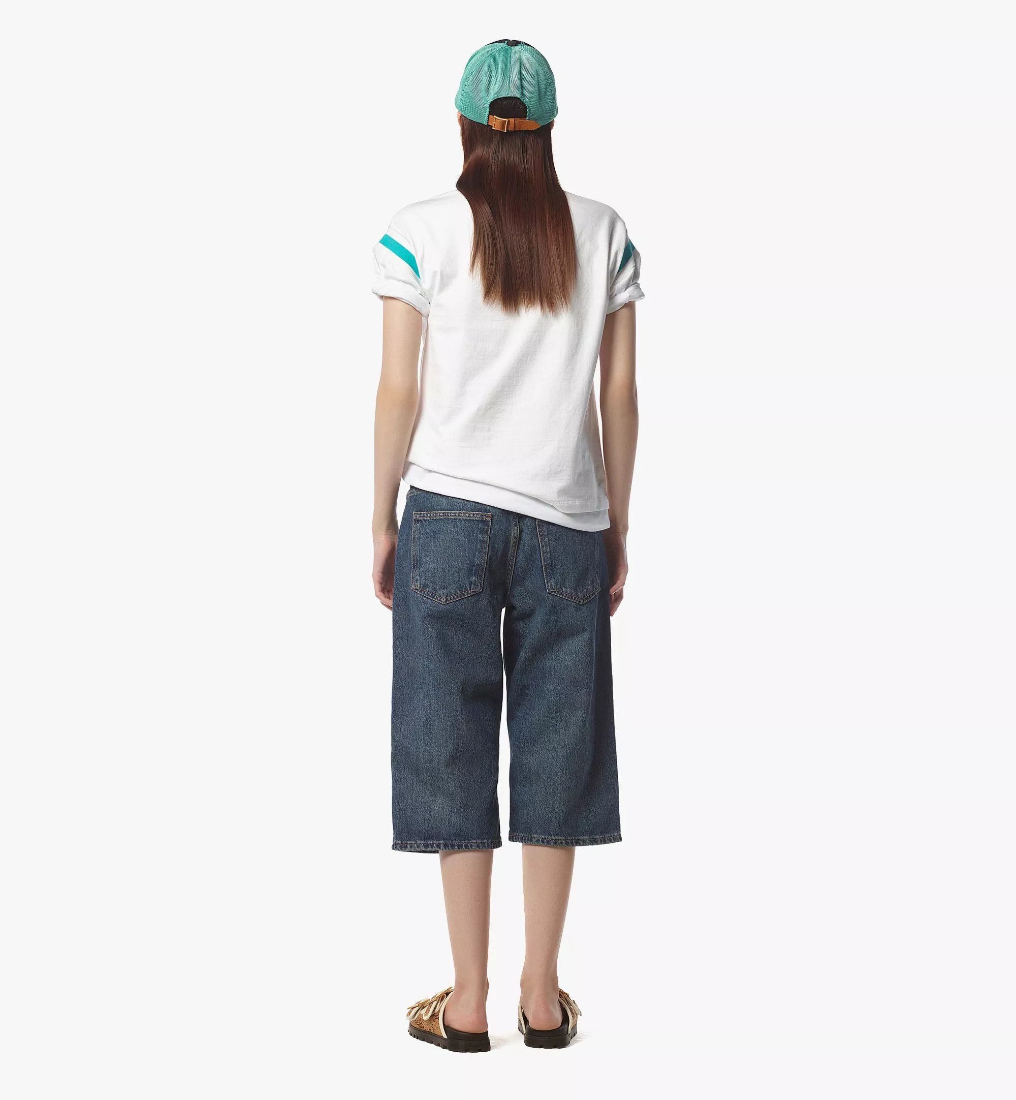 MCM o1mt1gz0925 Palm Logo T-Shirt in White Size XL / US 12-14 / IT 48-50 - 5 Thumbnail