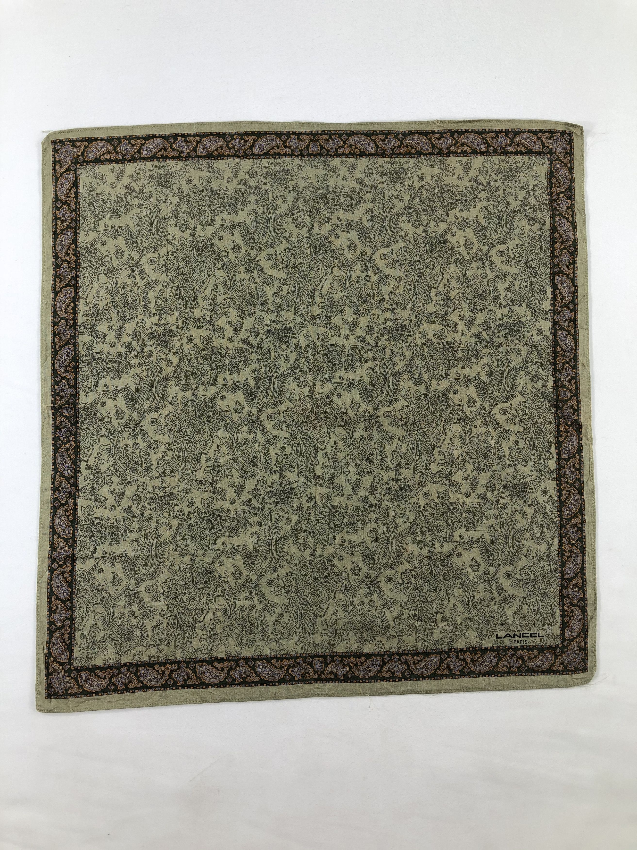 Lancel × Vintage Lancel Paislee Handkerchief / Bandana / Neckerchief Size ONE SIZE - 2 Thumbnail