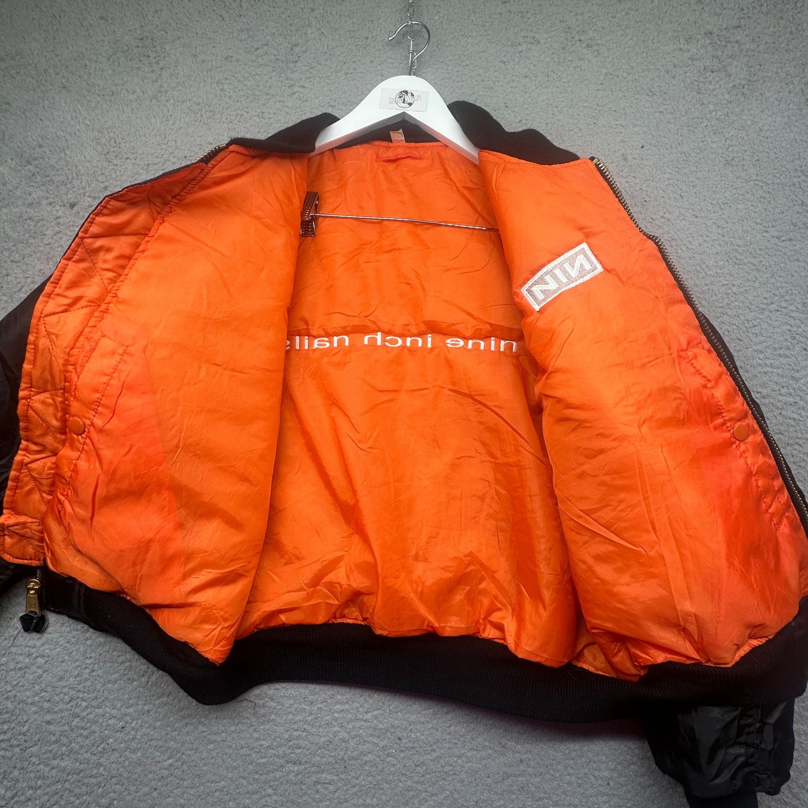 Rothco VTG NIN Nine Inch Nails Rothco MA-1 Bomber Jacket S M Size US S / EU 44-46 / 1 - 13 Thumbnail