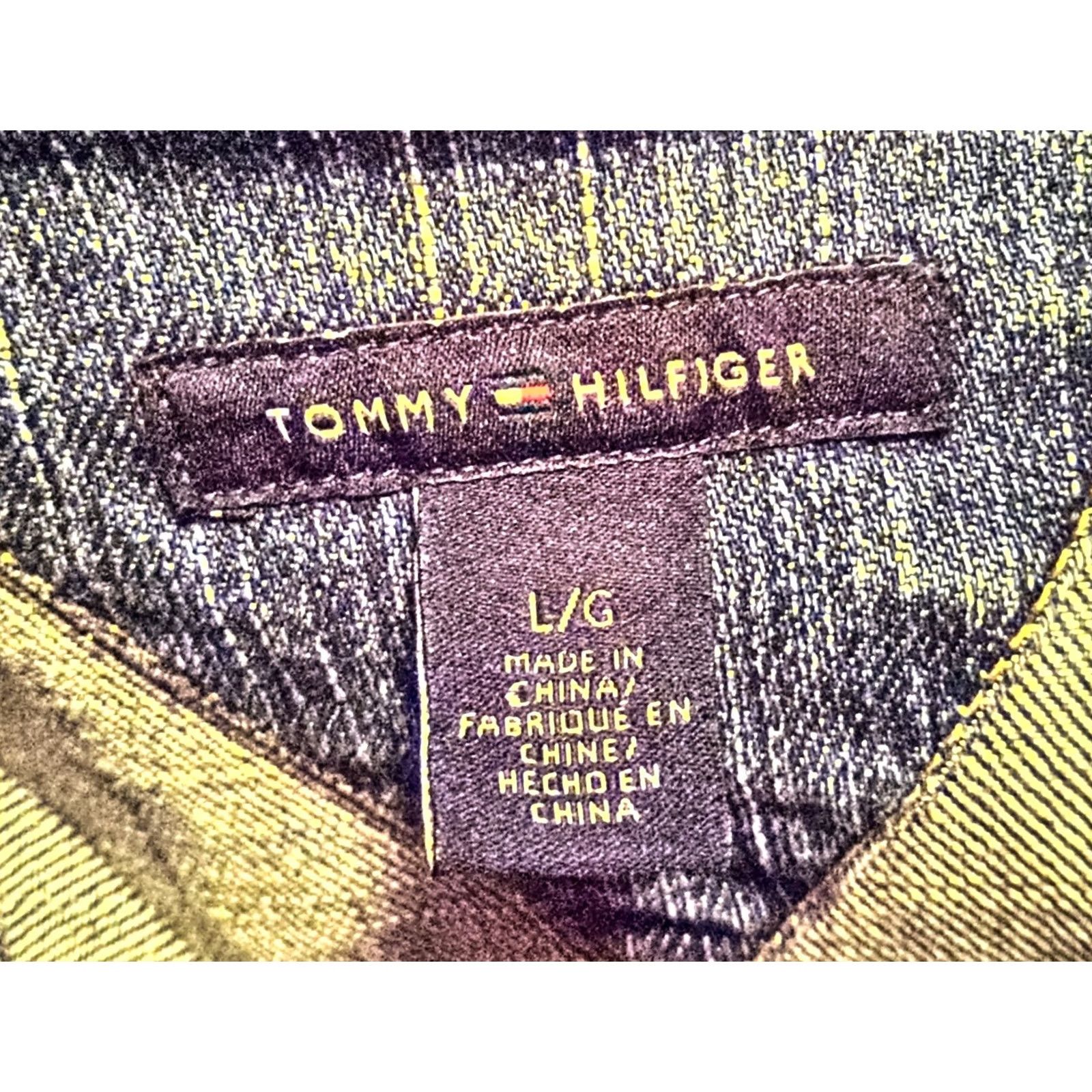 Tommy Hilfiger Tommy Hilfiger Womens Denim Jacket Blue Tag Size Large Button Stretch Jacket Womens Regular Blue 90s Classic Designer Size L / US 10 / IT 46 - 4 Thumbnail
