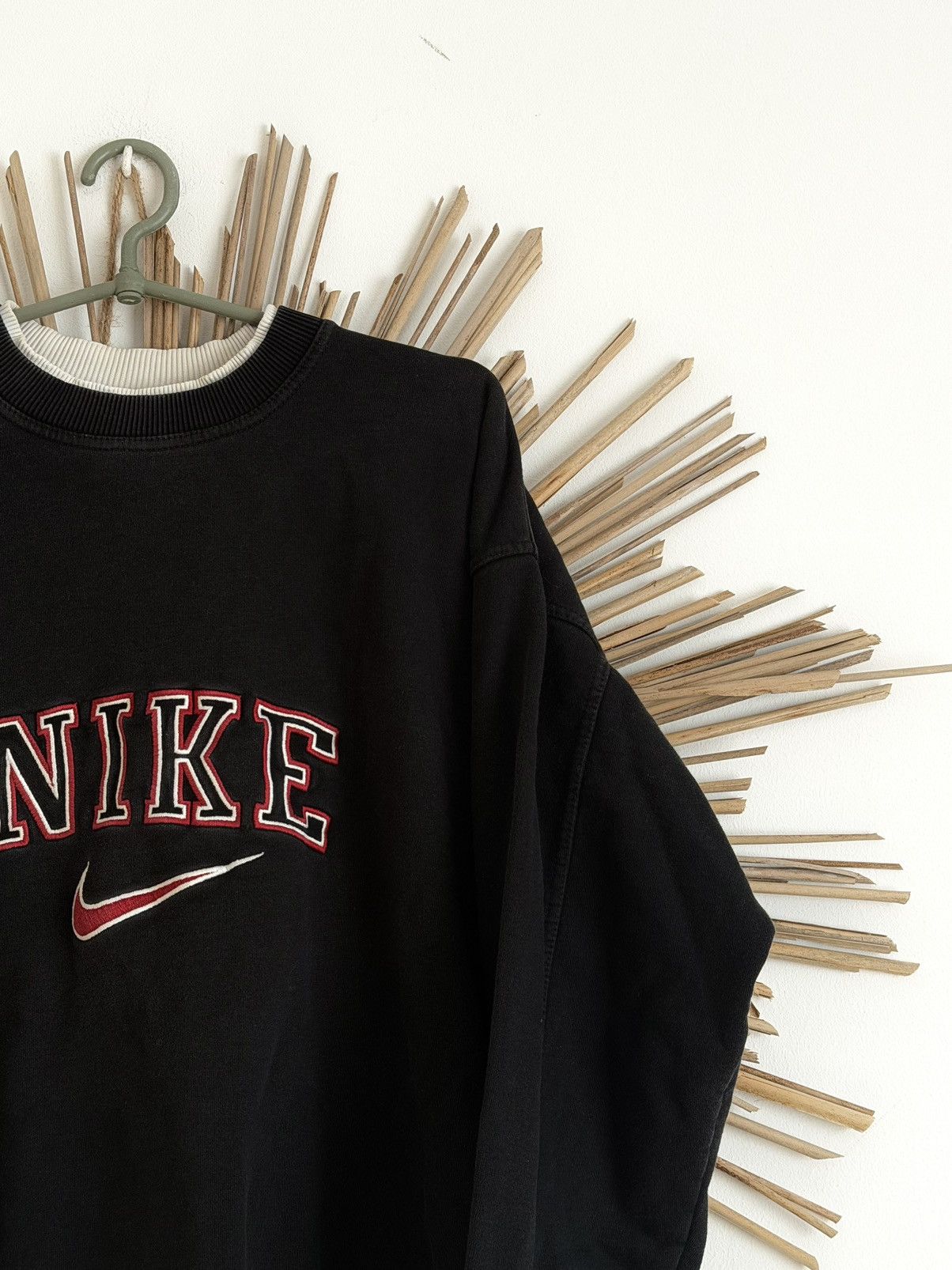 Nike Vintage 90s NIKE BIG SWOOSH Sweatshirt Size US XL / EU 56 / 4 - 2 Thumbnail