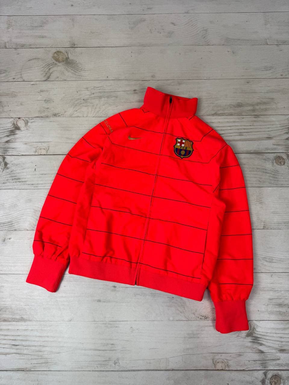 Nike Vintage Nike FC Barcelona 2009 2011 Track Jacket Soccer Size US S / EU 44-46 / 1 - 1 Thumbnail