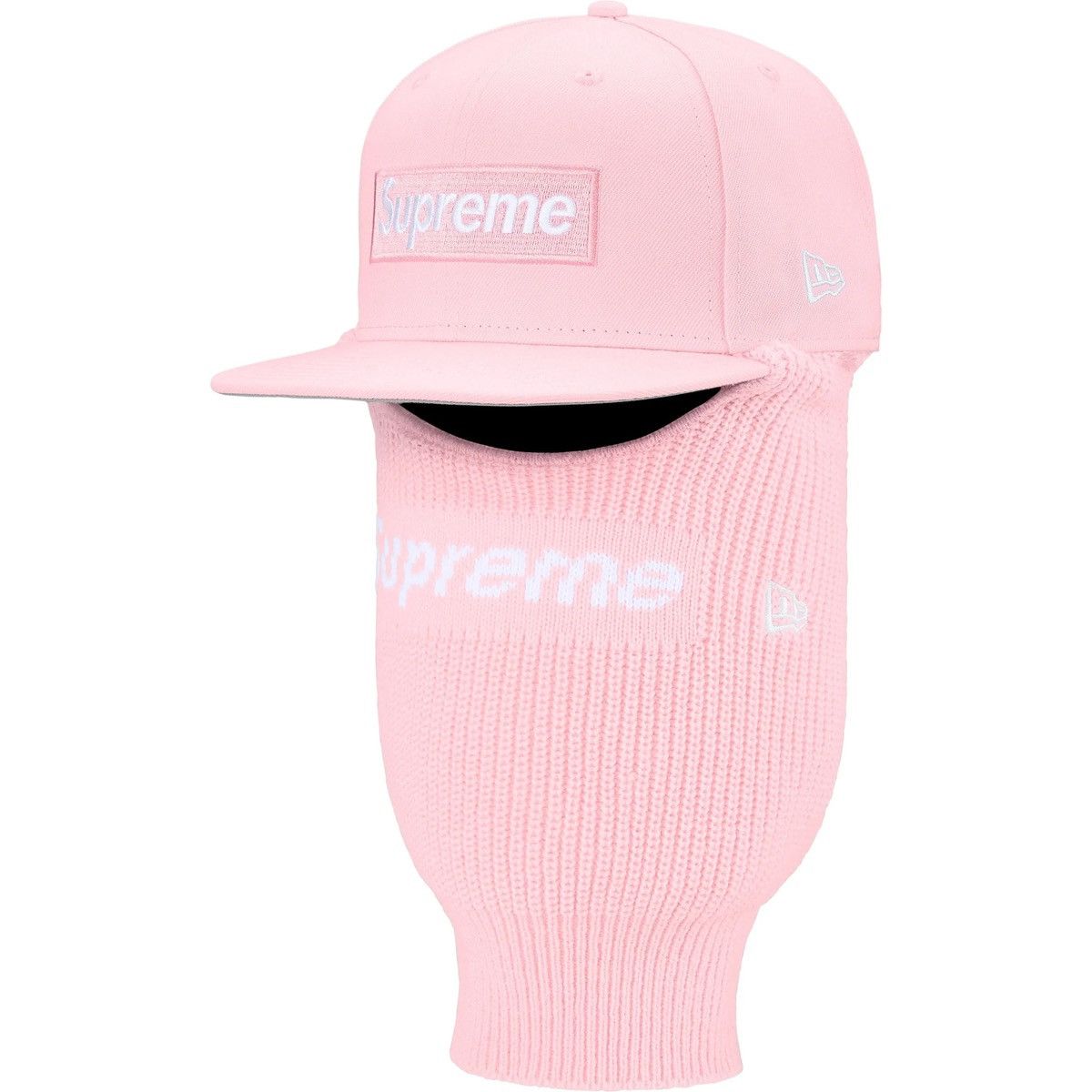 New Era × Supreme Supreme SF Exclusive In Store pink box logo