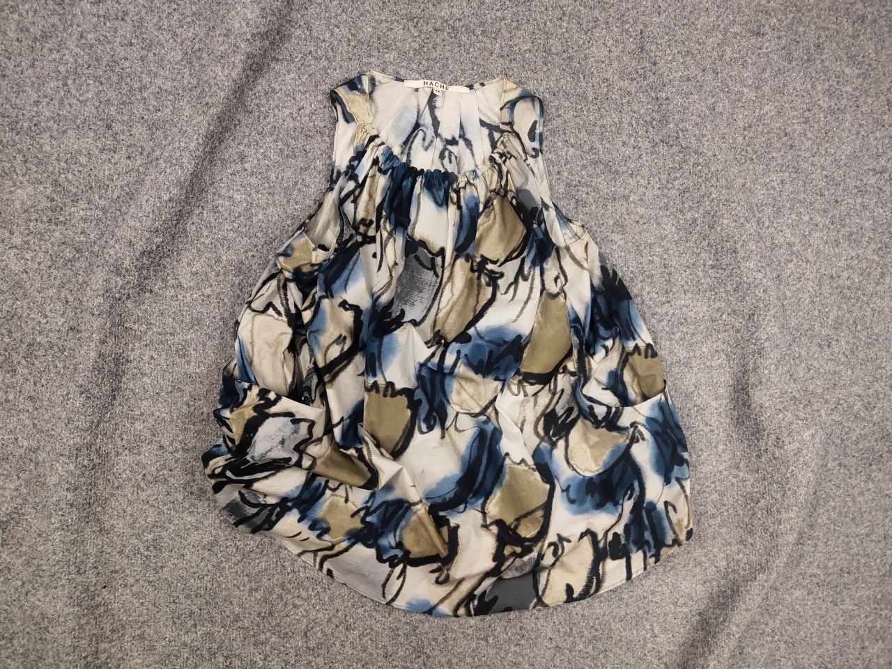 Other Hache Italy Design Paint Cotton Oversized Blouse with straps Size M / US 6-8 / IT 42-44 - 1 Thumbnail