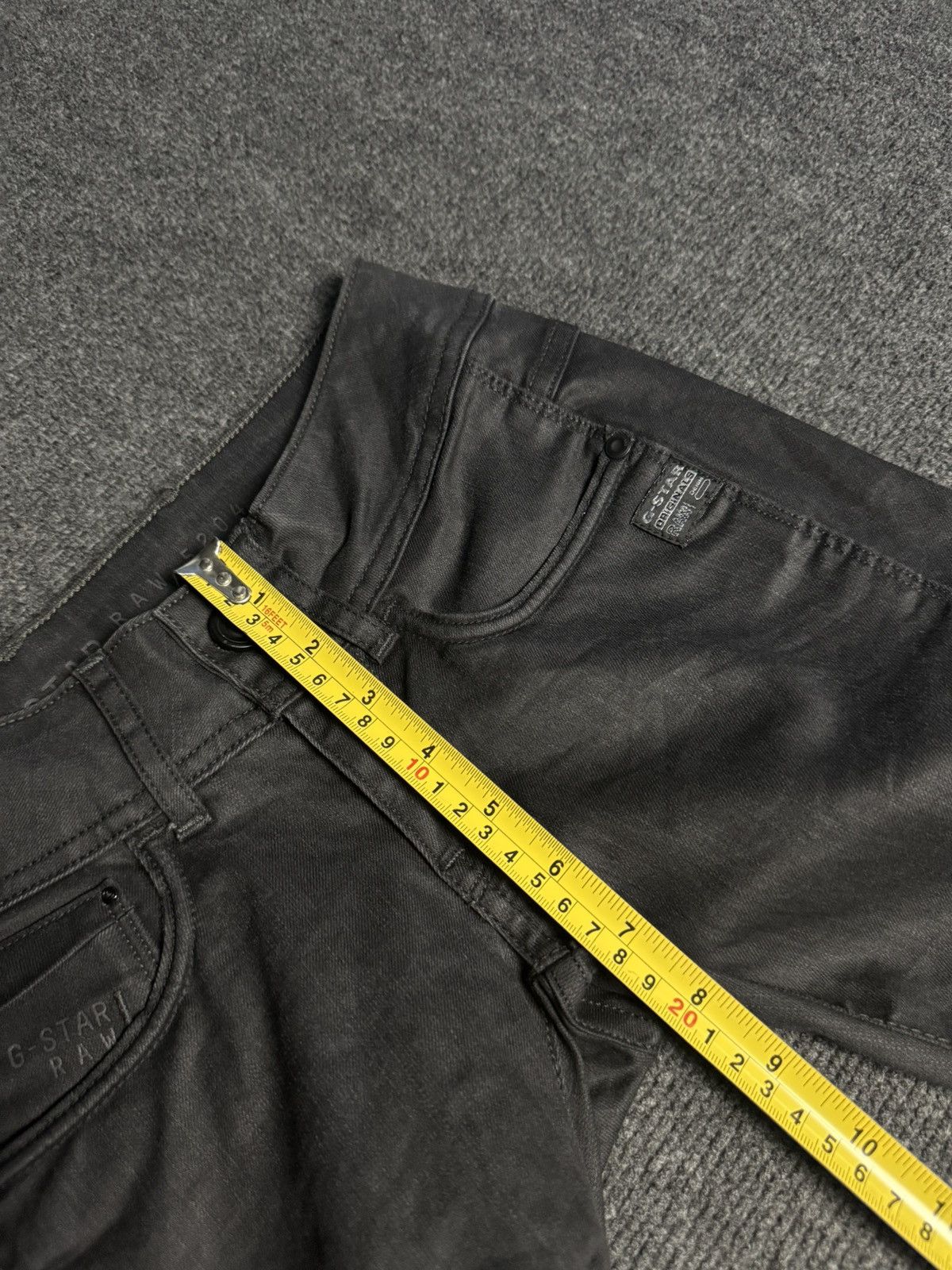 G-Star 00s Y2K G-Star RAW 5204 Avant Garde Opium Rock Skinny Jeans Size 23" - 17 Thumbnail