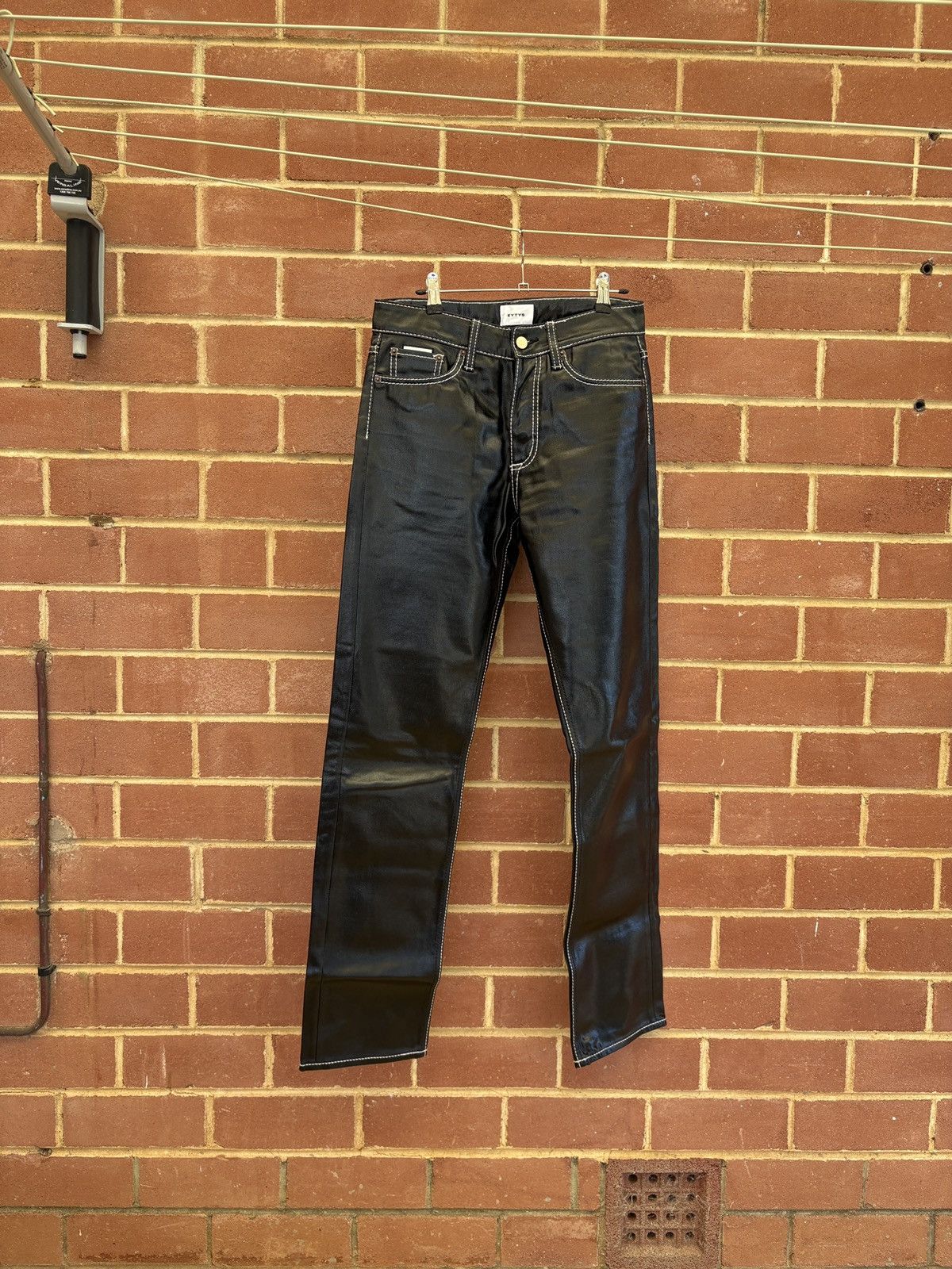 Eytys Eytys Orion coated denim pants Size US 29 - 1 Thumbnail