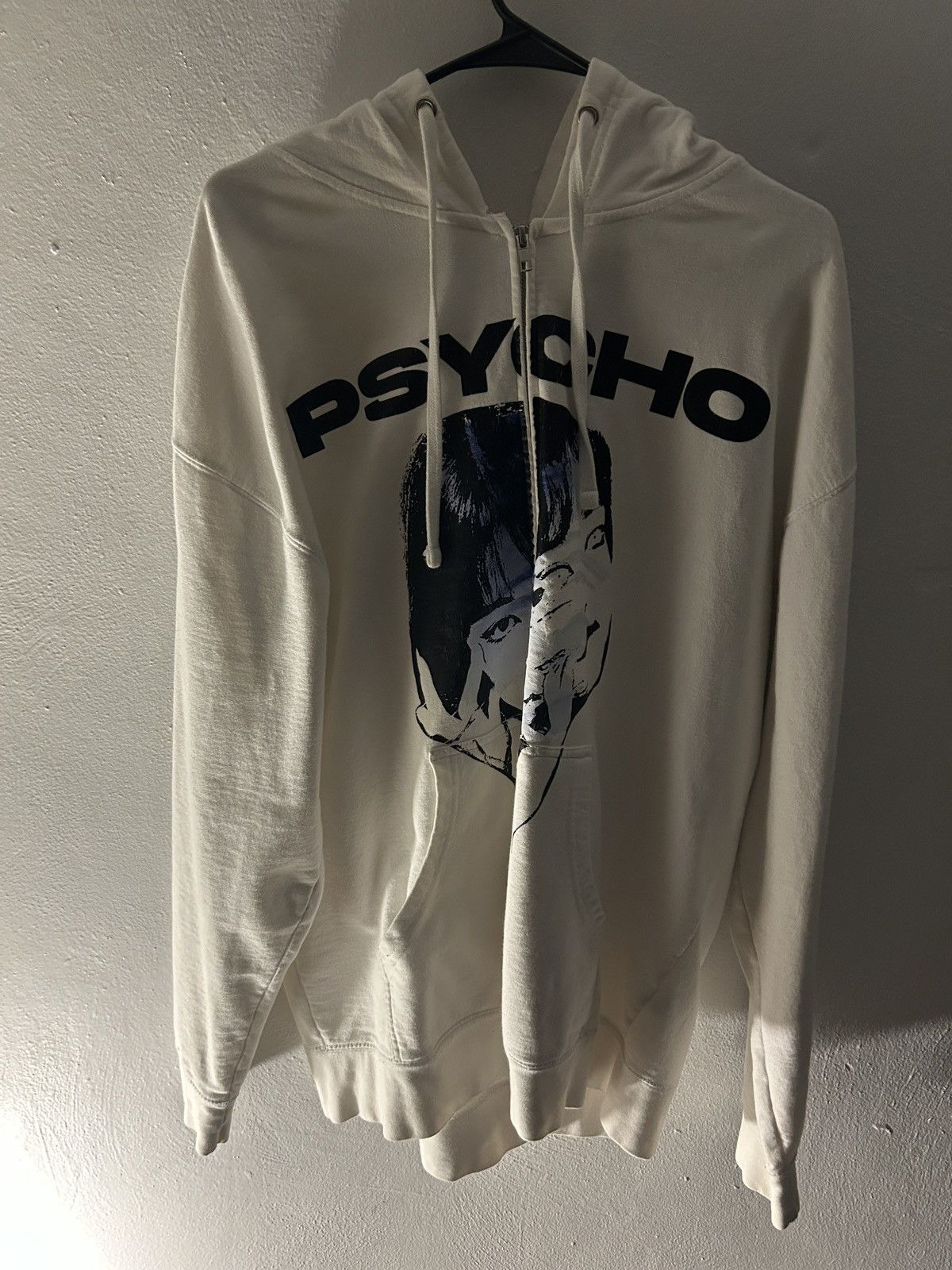 Japanese Brand White & Black Psycho hoodie Size US XL / EU 56 / 4 - 1 Thumbnail