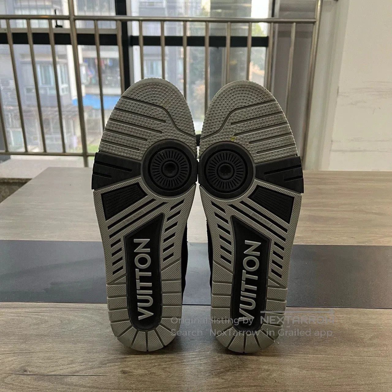 Louis Vuitton LV Trainer Black Denim Sneakers Size 44. Size US 10 / EU 43 - 6 Thumbnail