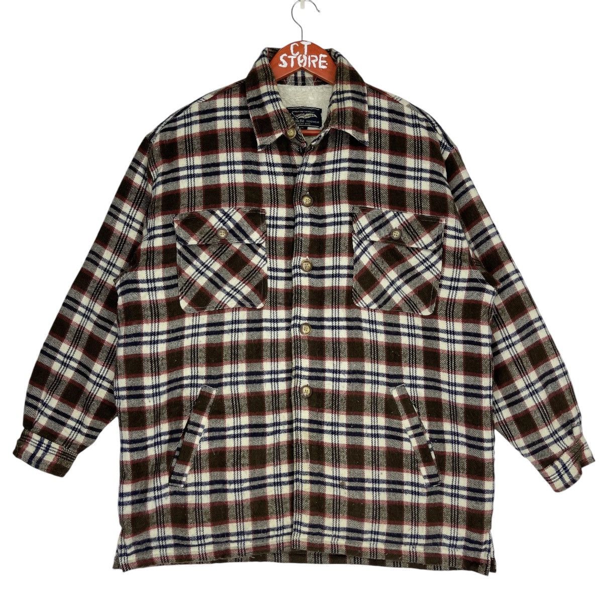 Flannel × Vintage Virgin Vogage Sherpa Jacket Size US L / EU 52-54 / 3 - 1 Thumbnail