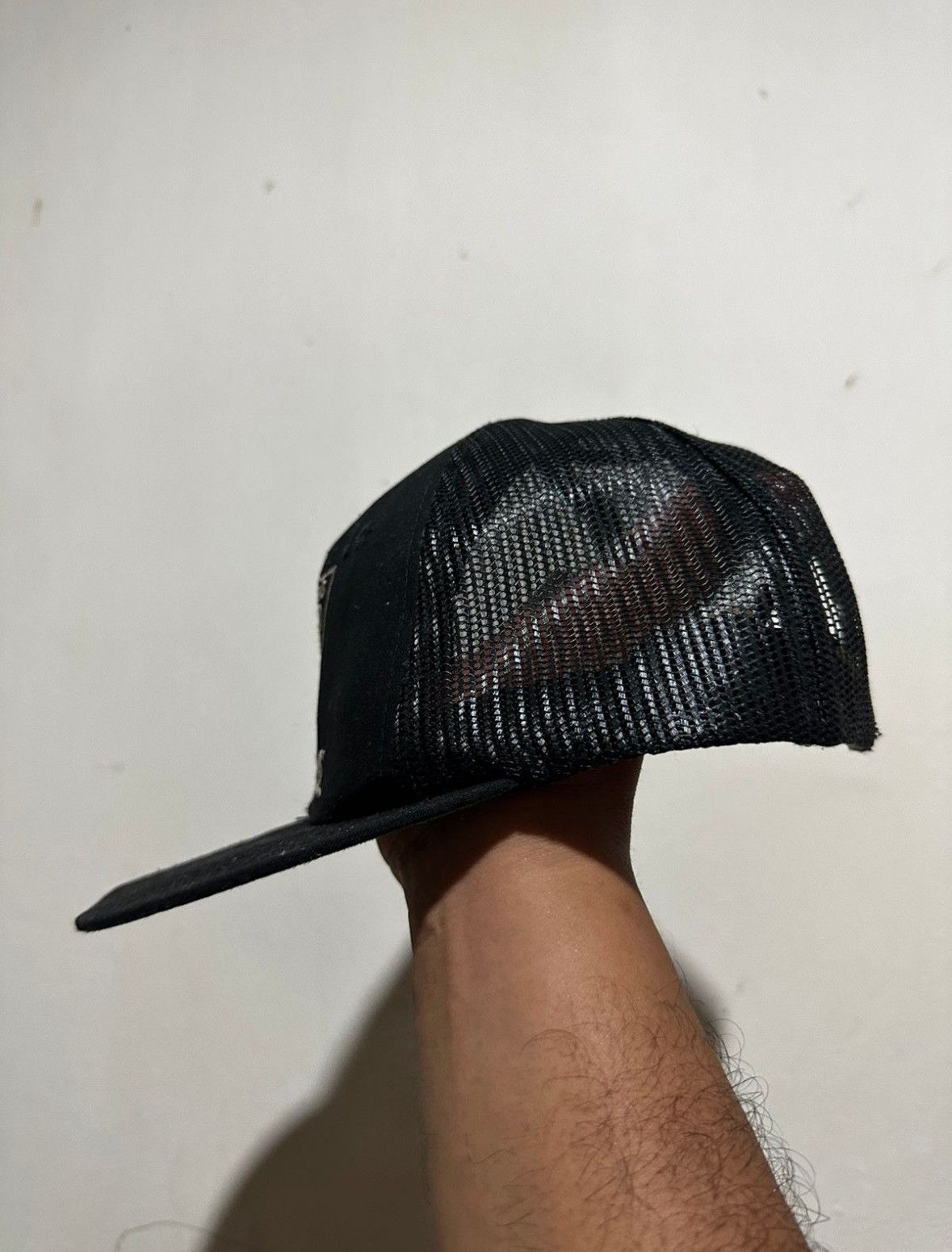 NFL 90’s Oakland Raiders Script Golfer Hat Size ONE SIZE - 3 Thumbnail