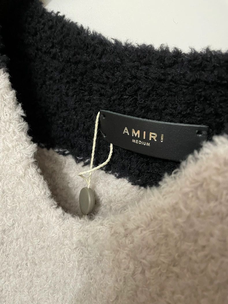 Amiri Amiri short horizontal striped wool mohair sweater Size M / US 6-8 / IT 42-44 - 2 Thumbnail