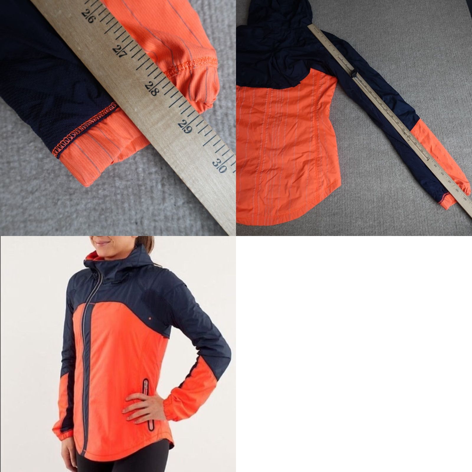 Lululemon Lululemon Womens Jacket Small / 6 Blue Orange Full Zip Hooded Get Up and Glow Shirt? Size M / US 6-8 / IT 42-44 - 9 Thumbnail
