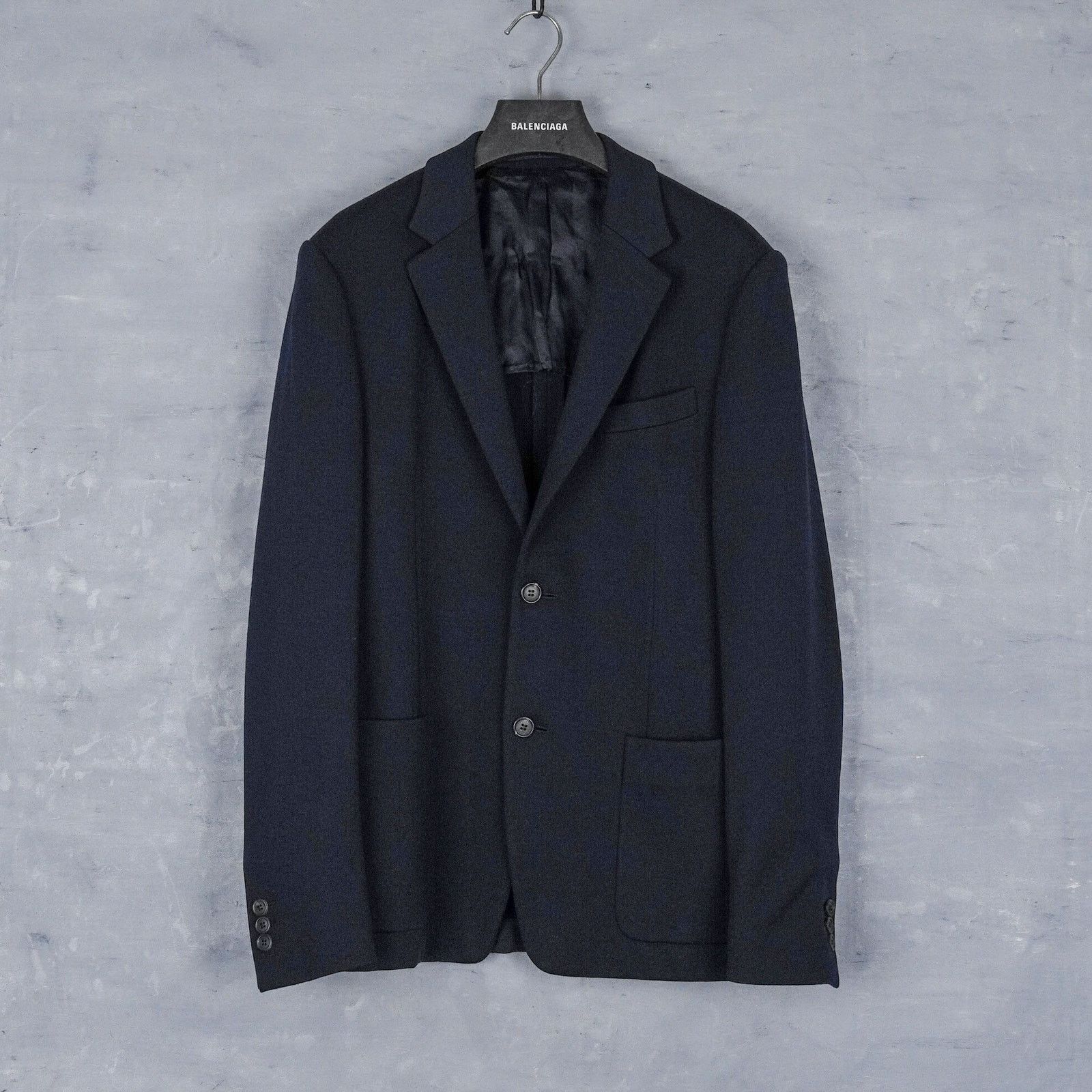 Prada Prada milano aw15 tailored navy blue wool blazer jacket Size US M / EU 48-50 / 2 - 1 Thumbnail