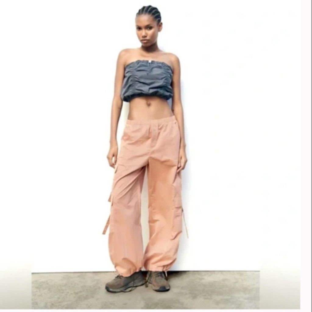 Zara Zara Nylon Blend Parachute Pants Size M Size 30" / US 8 / IT 44 - 3 Thumbnail