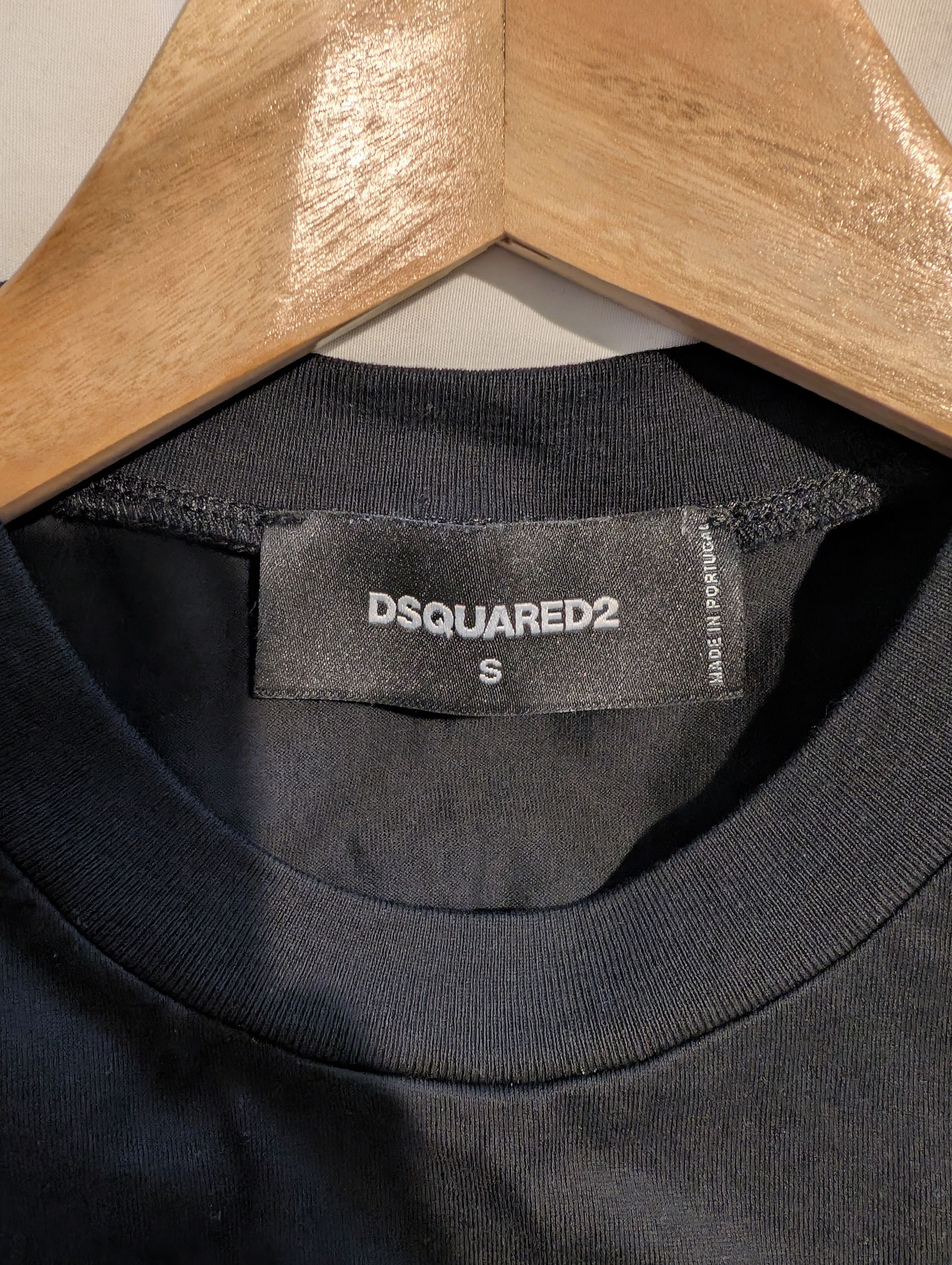 Dsquared2 Dsquared2 Black Distressed Logo T-Shirt Size S Size US S / EU 44-46 / 1 - 4 Thumbnail