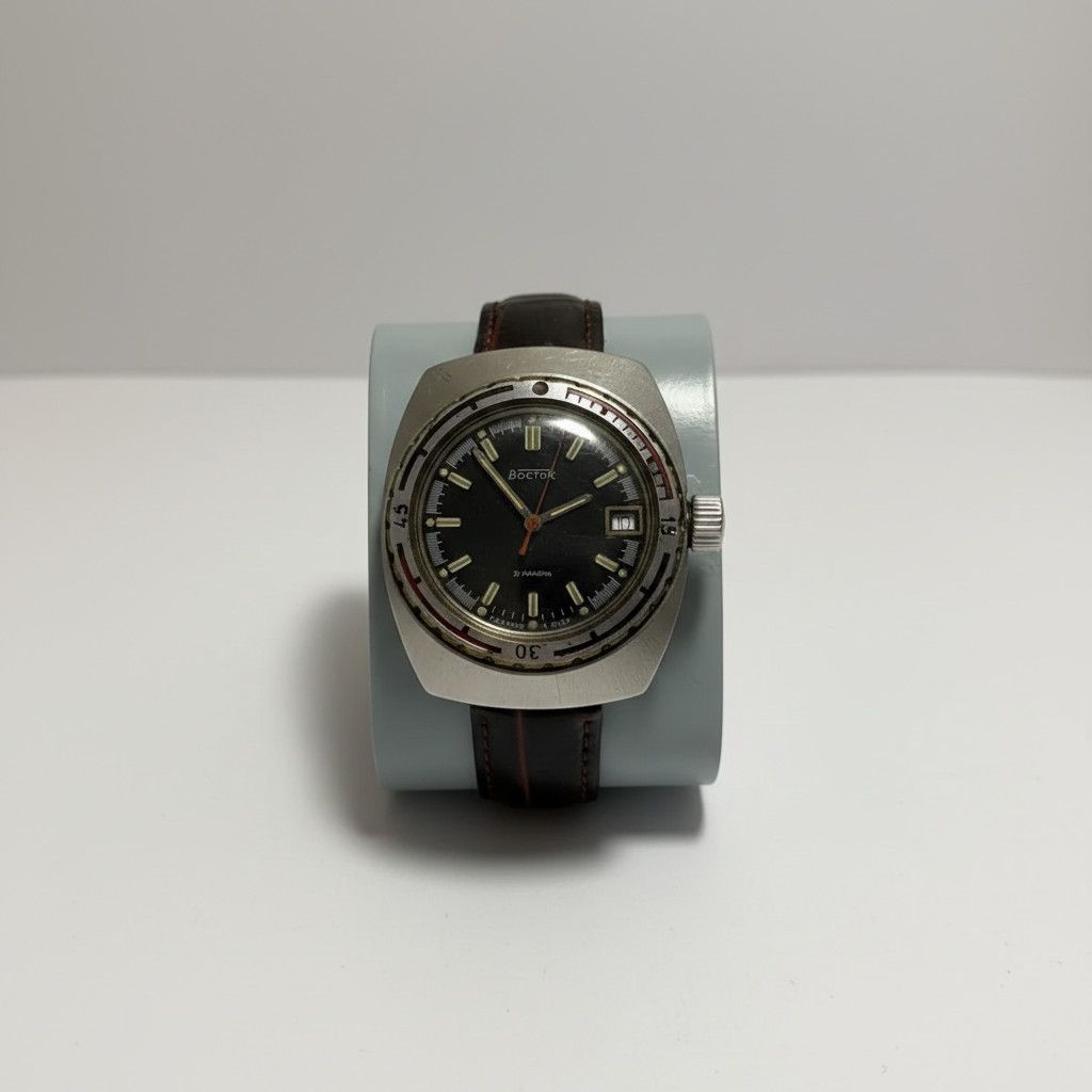 Vintage Vintage Vostok Amphibia Barrel Case USSR Watch 2114A Size ONE SIZE - 2 Thumbnail