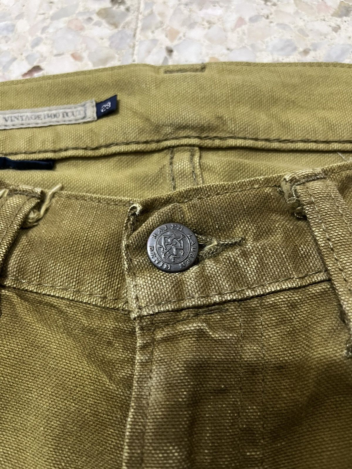 Polo Ralph Lauren Vintage distressed Ralph Lauren denim Size US 33 - 4 Thumbnail