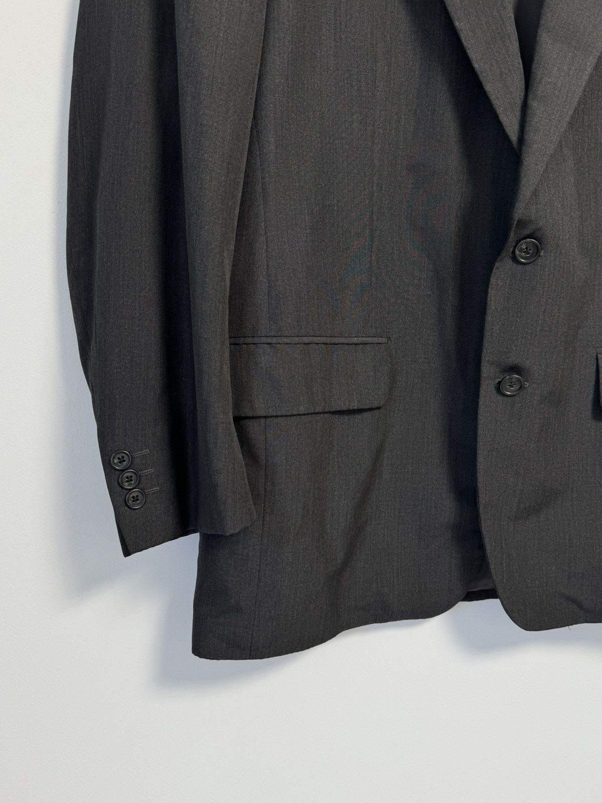 Corneliani Corneliani Men's 50R Blazer Wool Silk Check Made in Italy Size 50R - 14 Thumbnail
