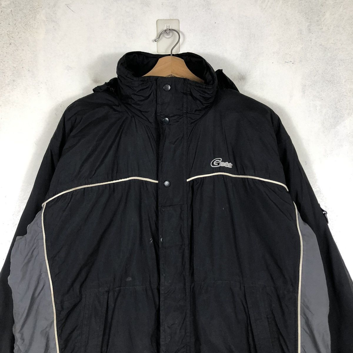 Japanese Brand × Vintage 📌VINTAGE BIKER JACKET RUNNING ZIPPER GETT JAPAN Size US L / EU 52-54 / 3 - 5 Thumbnail