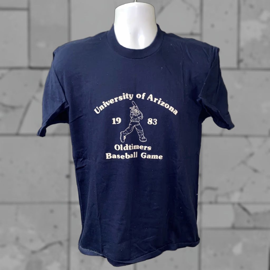 Vintage VINTAGE U Of A Oldtimers Baseball T-Shirt Navy Blue Size XL Mens Regular Short Sleeve Cotton/Polyester Description Size US XL / EU 56 / 4 - 1 Thumbnail