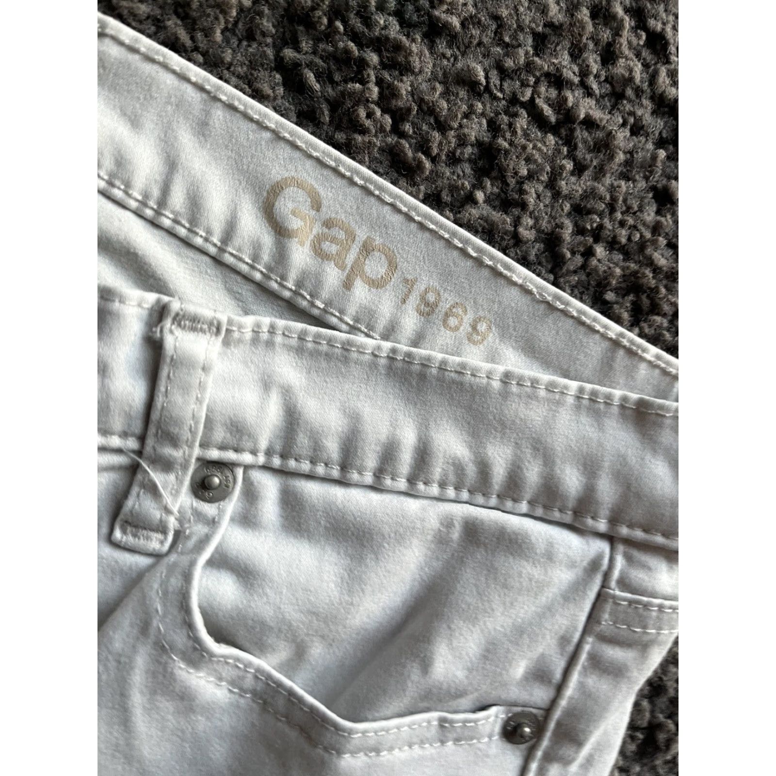 Gap GAP Jeans Women 29P White Skinny High Rise Petite 27" Inseam GAP 1989 Women Size 29" - 6 Thumbnail