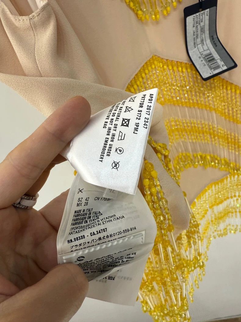 Prada New Prada Beaded Sleeveless Top-2506 Size L / US 10 / IT 46 - 5 Thumbnail