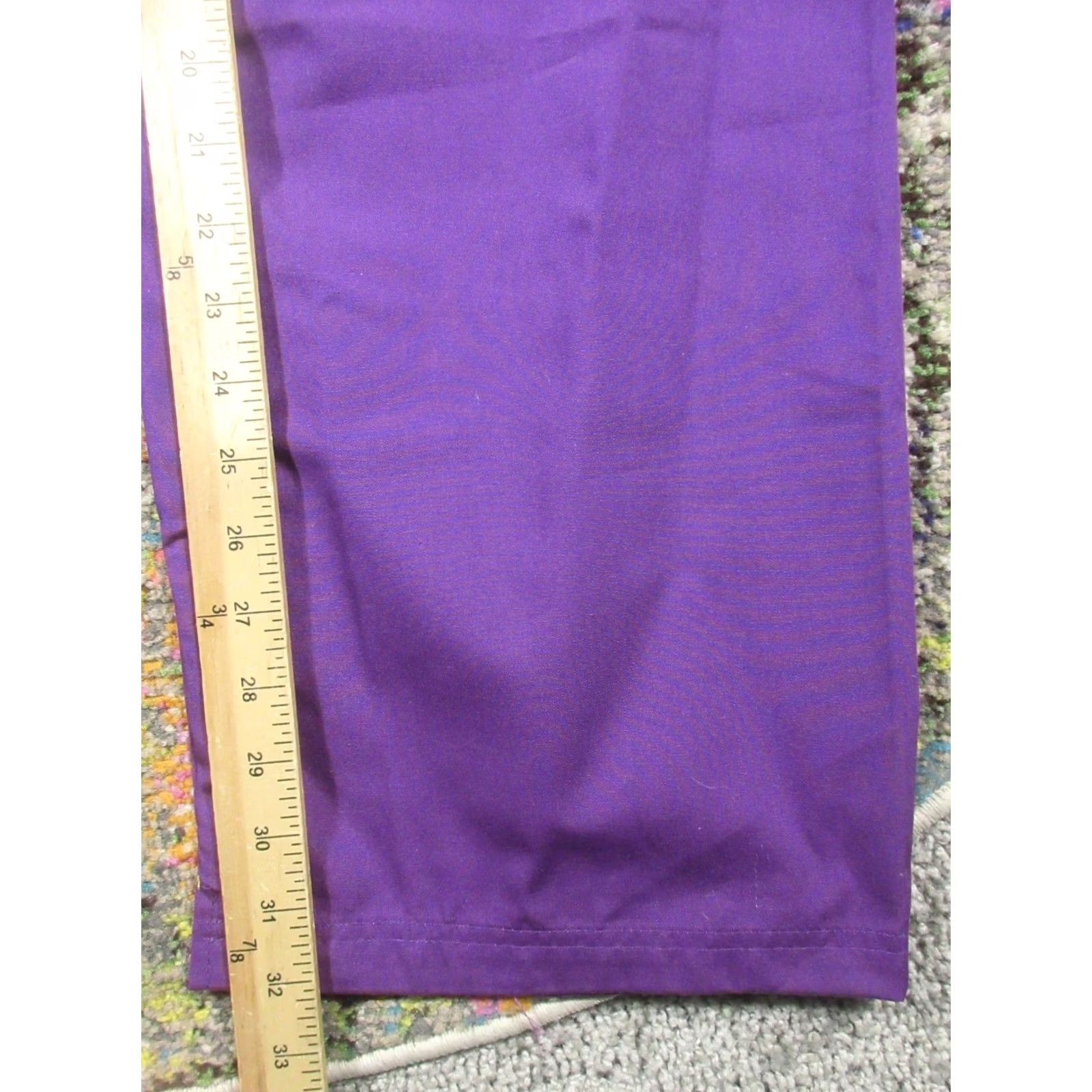 Vintage WonderWink Scrub Pants Adult Mens XL Eggplant 32 Inseam NEW NWT Size US 36 / EU 52 - 7 Thumbnail