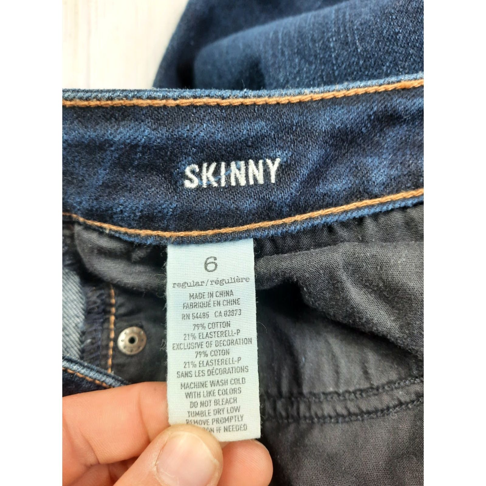 American Eagle Outfitters American Eagle Jeans Skinny 29x31 Slim Dark Blue Denim Mens Regular Rise Mid Inseam 31 Size US 29 - 6 Thumbnail
