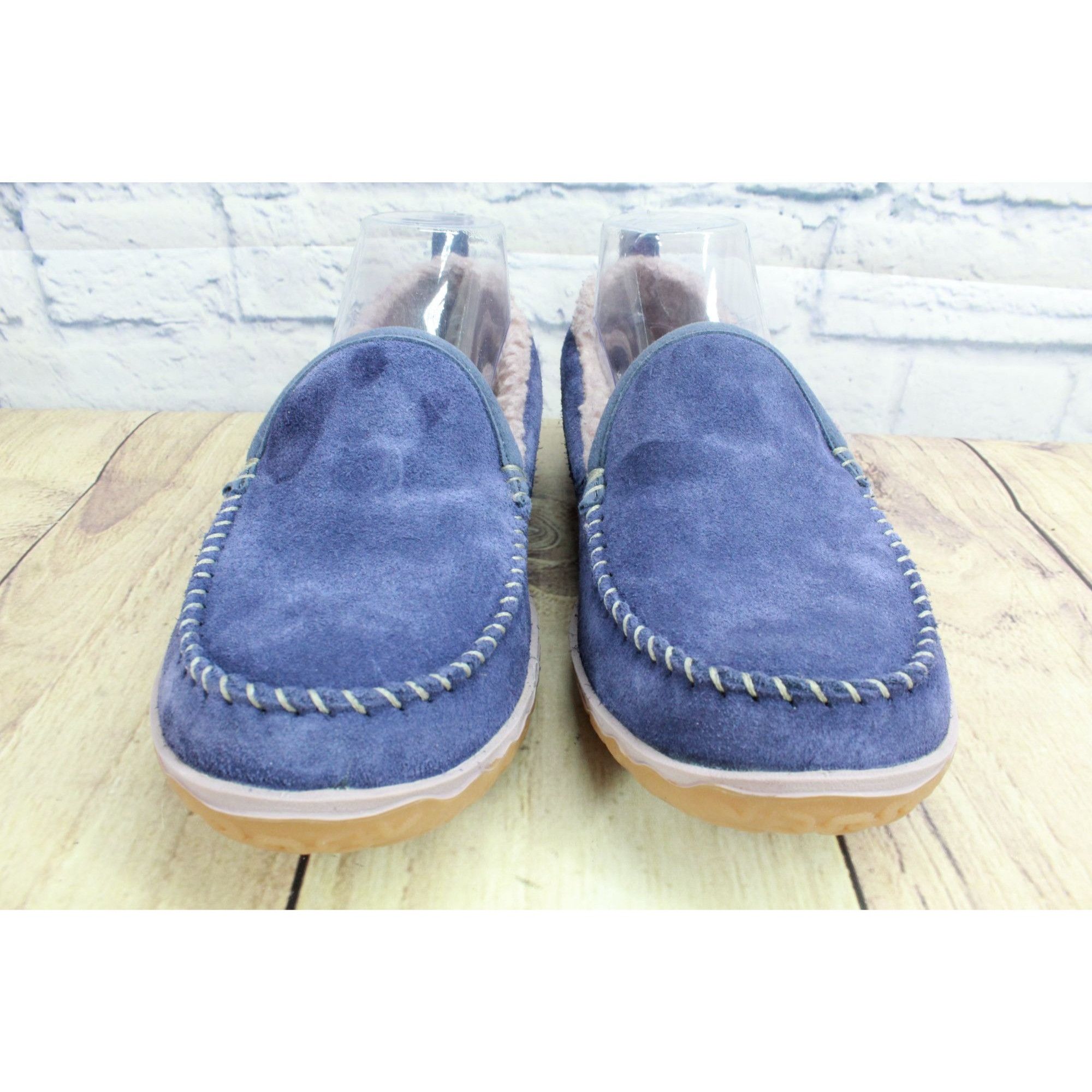 L.L. Bean LL Bean Women's Fleece Lined Mountain Moccasin Slippers 8 M Size US 8 / IT 38 - 5 Thumbnail