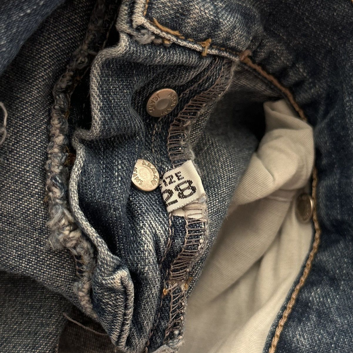Hysteric Glamour × Undercover Y2K Armani Hysteric Glamour Style Punk Jeans Ed Hardy Vibe Size 28" / US 6 / IT 42 - 11 Thumbnail