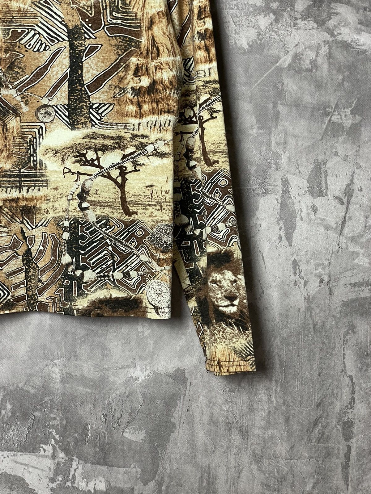 Vintage Vintage full print Jean Paul Gaultiler Style Long Sleeve Size M / US 6-8 / IT 42-44 - 4 Thumbnail
