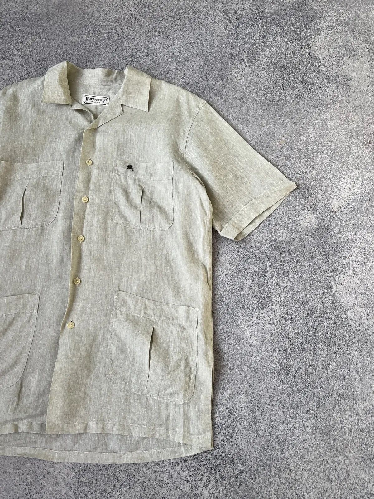 Burberry × Vintage Vintage Burberry Button Up Shirt Size US L / EU 52-54 / 3 - 4 Thumbnail