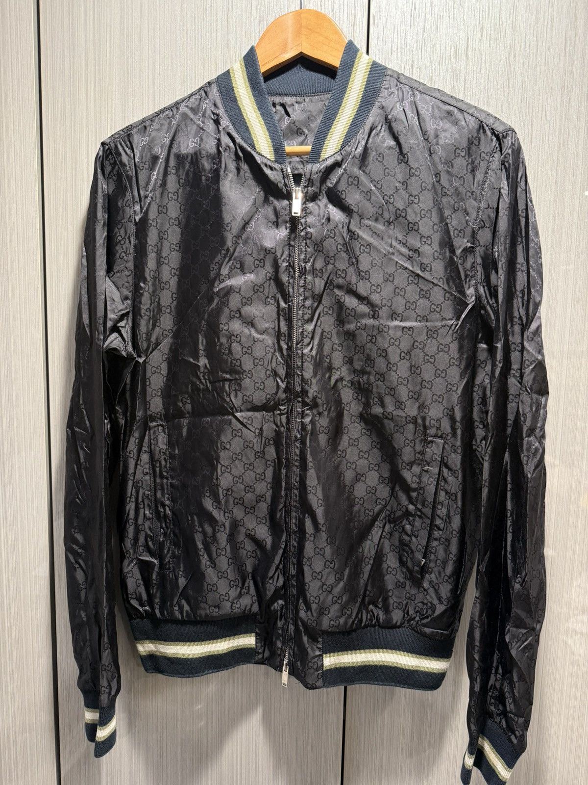 Gucci Gucci GG Monogram Black Jacket Size US M / EU 48-50 / 2 - 1 Thumbnail