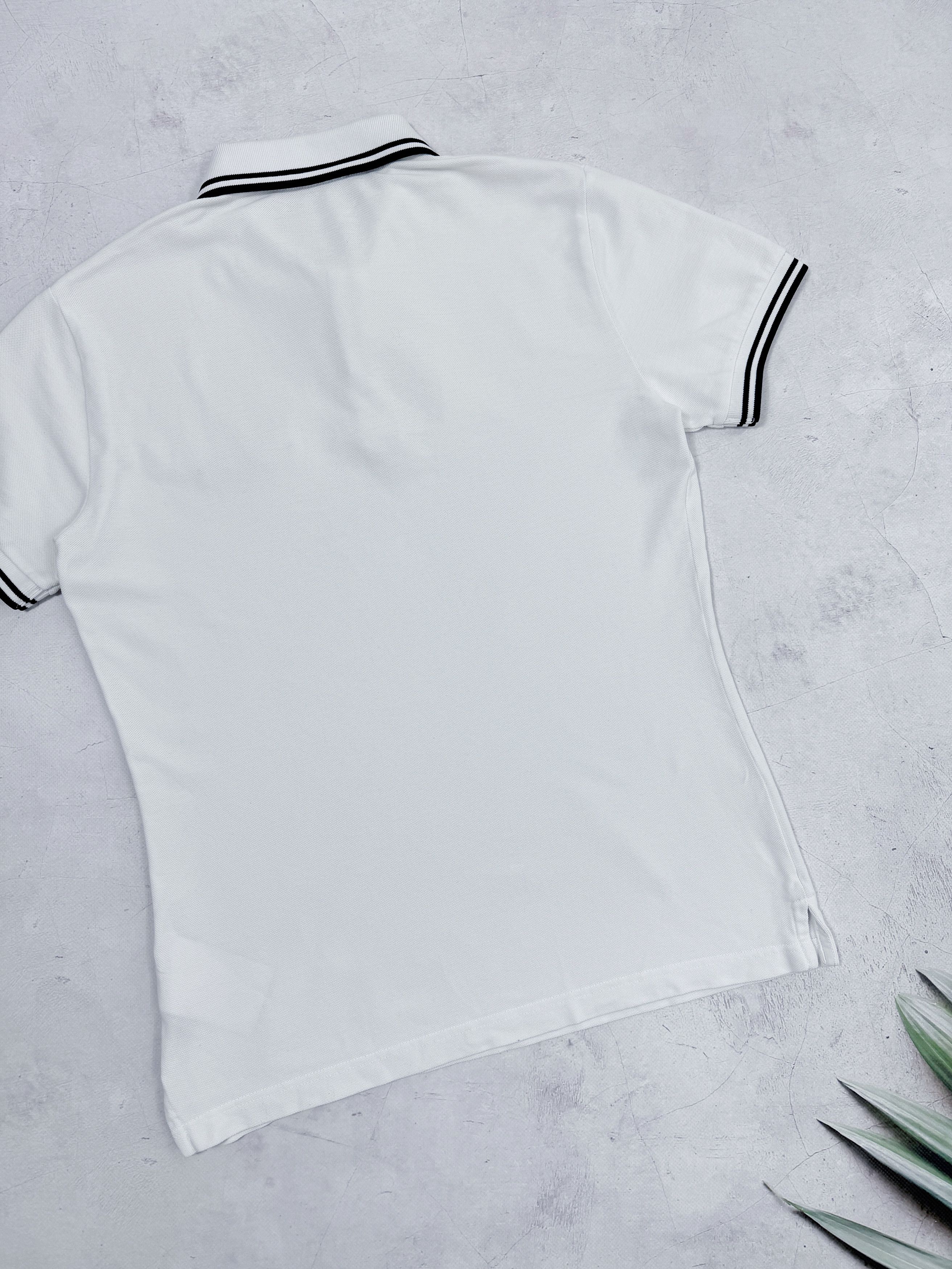 Versace Versace Jeans Polo T-Shirt White Color & Chest Leather Logo Size US S / EU 44-46 / 1 - 14 Thumbnail