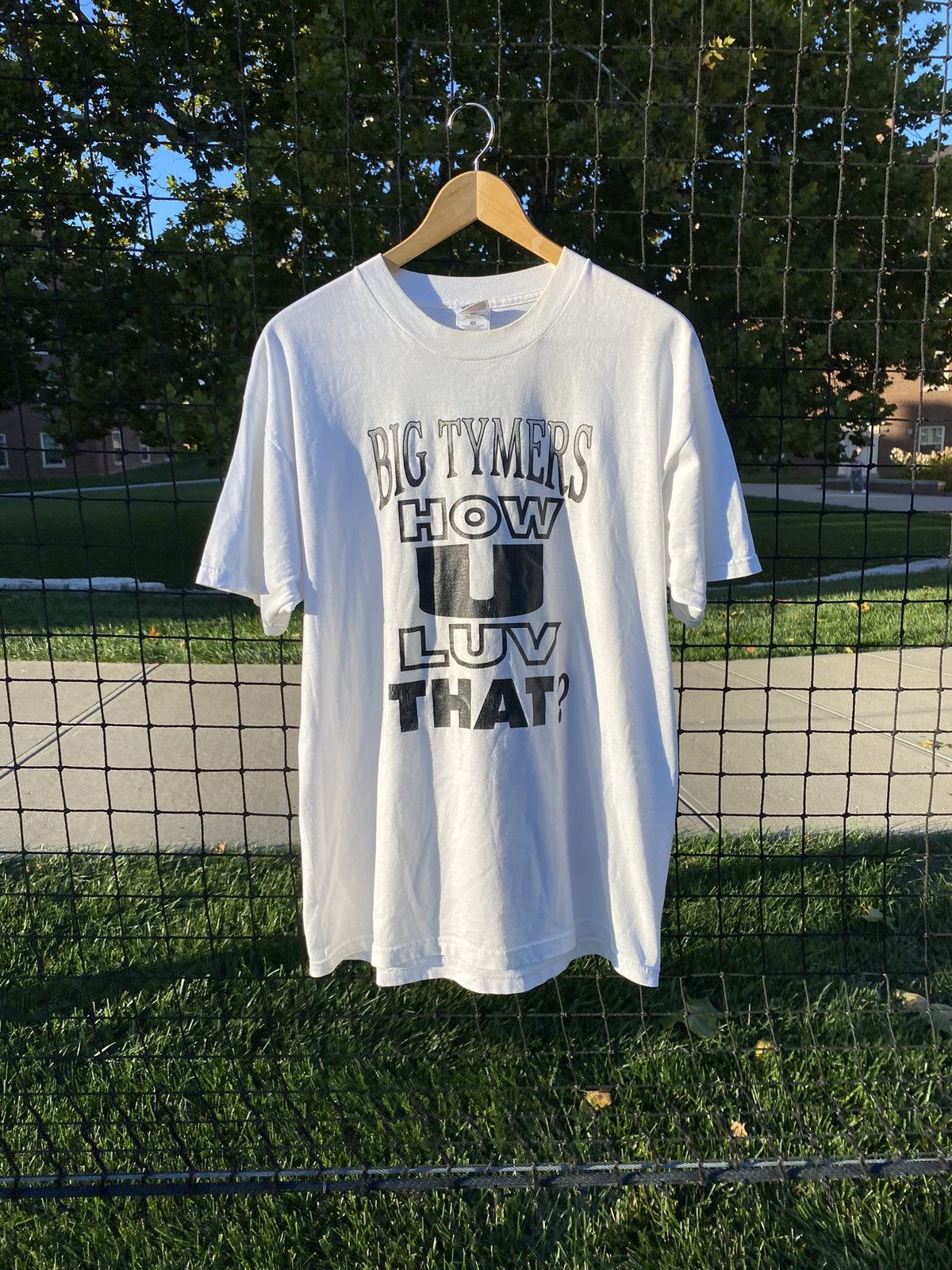 image of Vintage 1998 Big Tymers How U Luv That? Rap Promo T-Shirt in White, Men's (Size Large)
