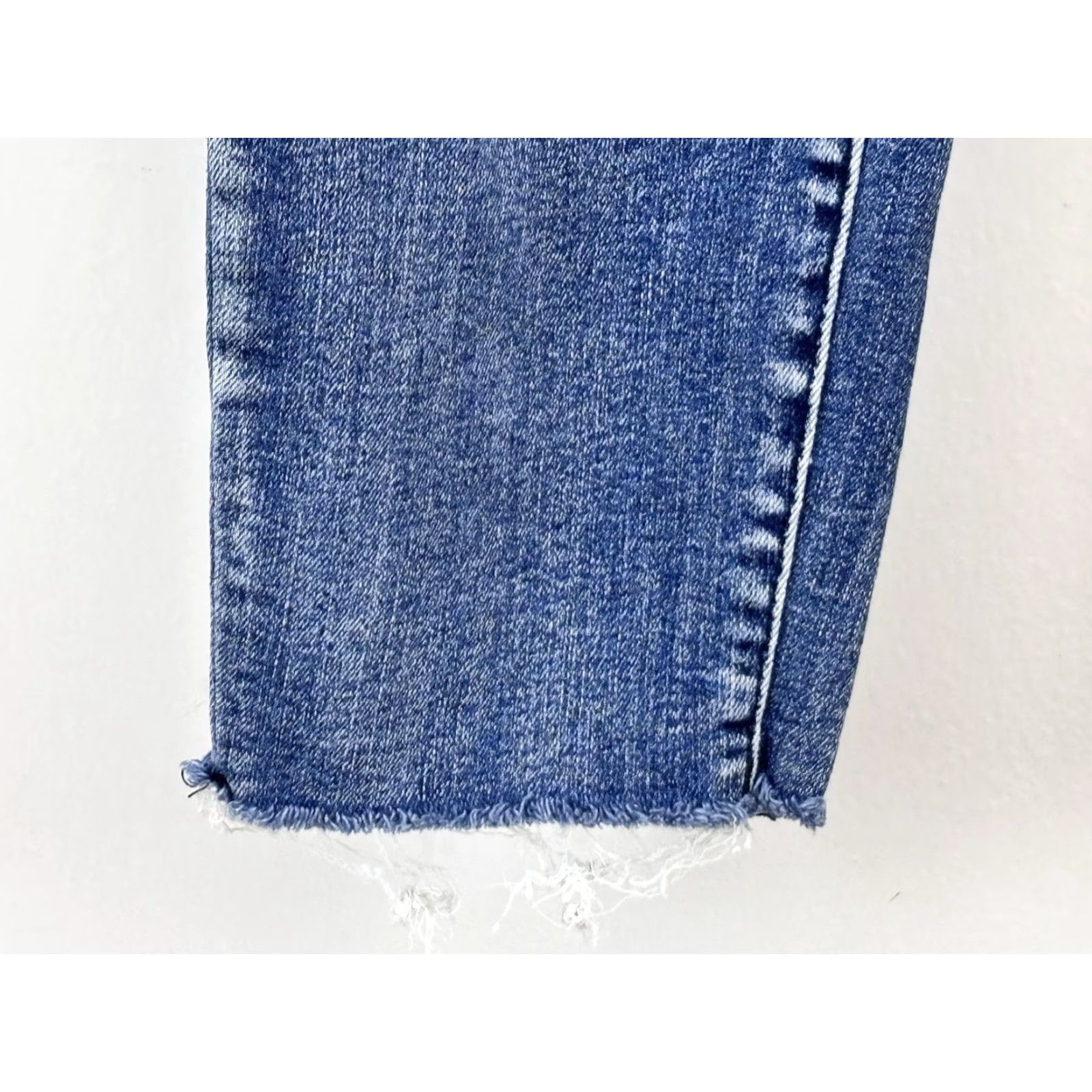 Vintage Judy Blue Relaxed Fit Womens Jeans Size 15 32 Blue Stretch Distressed Raw Hem Womens Size 24" / US 00 / IT 34 - 5 Thumbnail