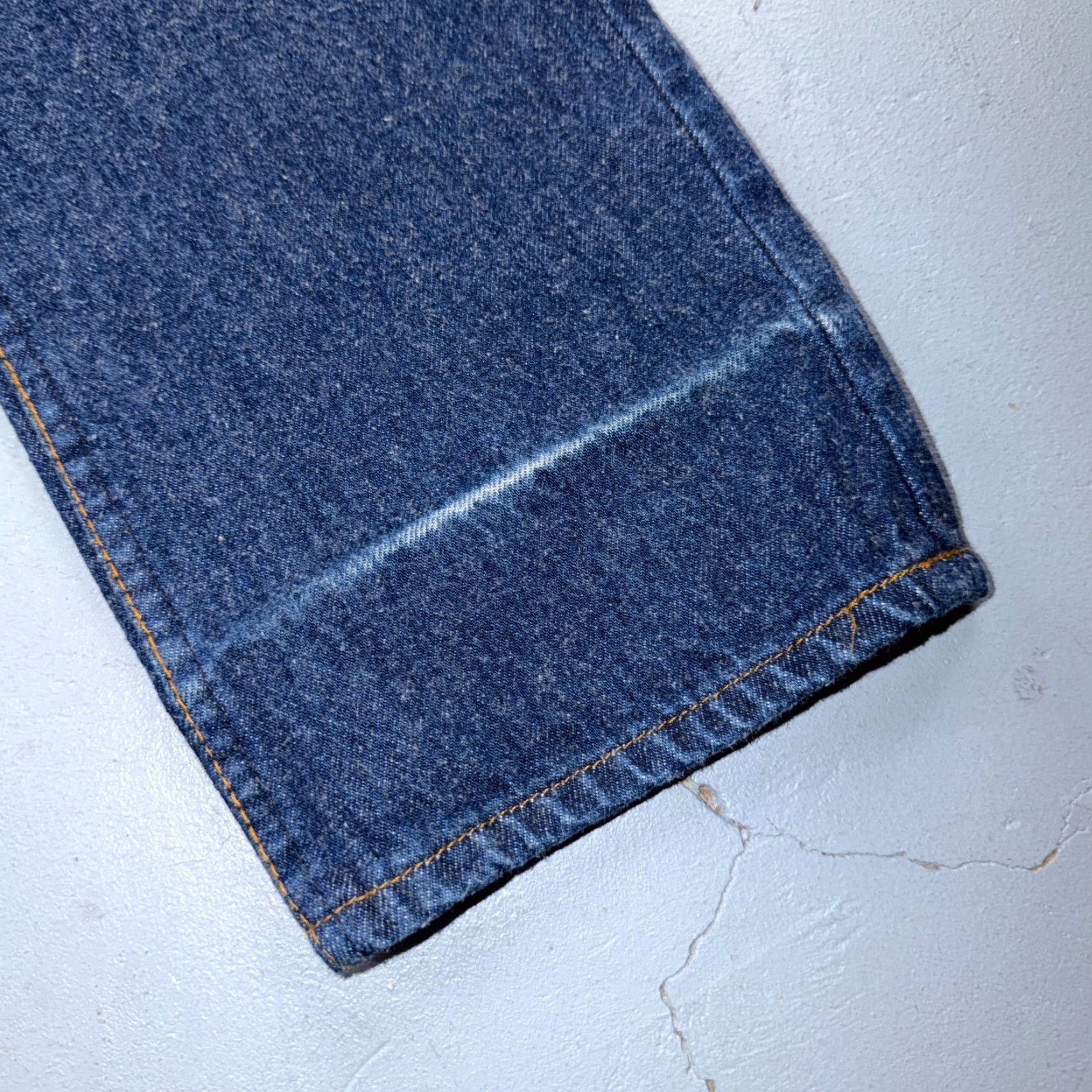 Levi's VINTAGE Levis 501 Jeans Sz 13 Act 28x32 USA 80s Straight Leg High Rise Blue Womens Size 34" / US 12 / IT 48 - 4 Thumbnail