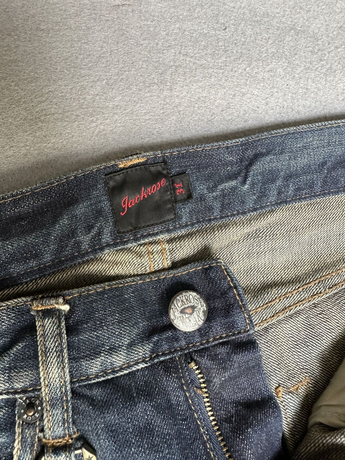 JACKROSE Jack Rose Japan Claw Marks Blue Rusty Denim Size US 32 / EU 48 - 20 Thumbnail
