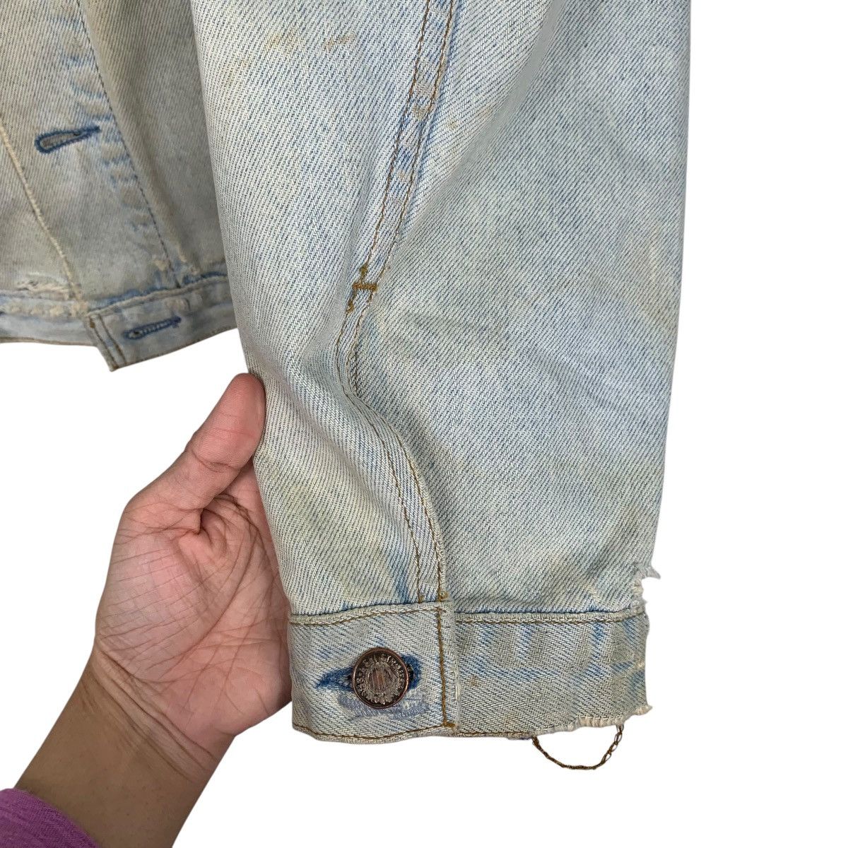 Levi's Vintage Levis 75525 Denim Jacket Size US S / EU 44-46 / 1 - 13 Thumbnail