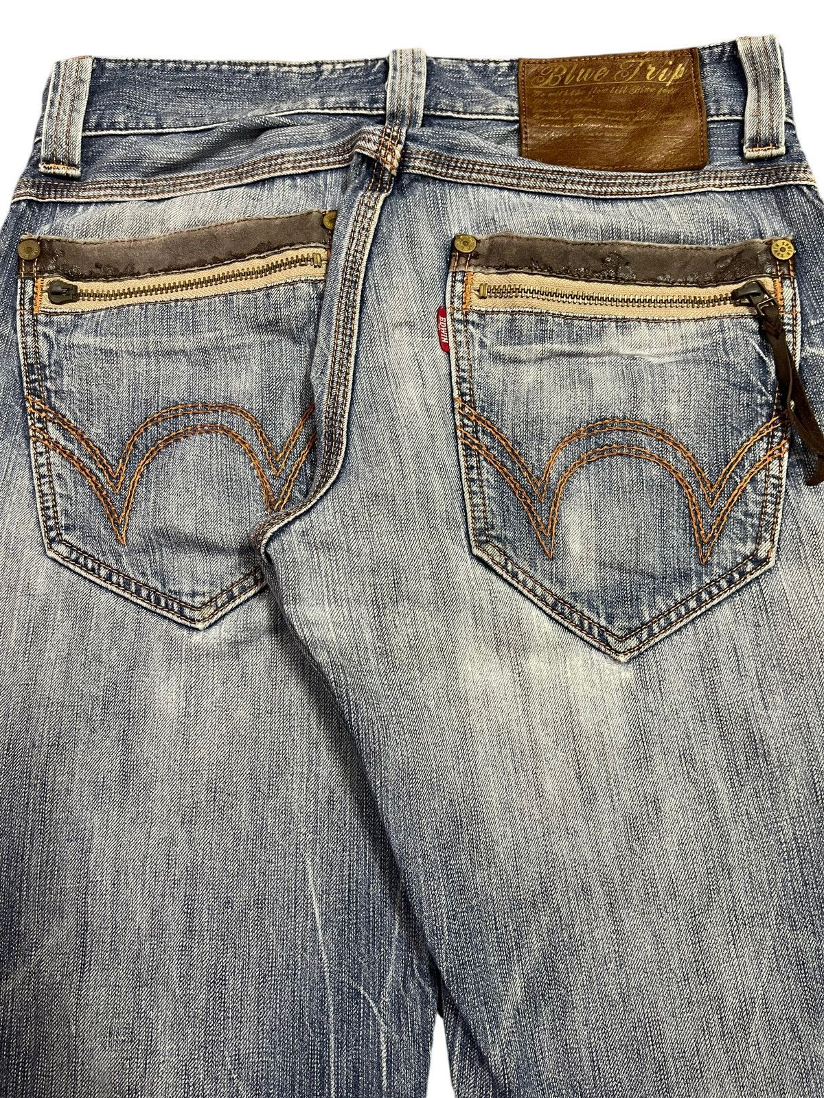 Edwin Vintage Edwin Blue Trip Thunder Wash Style Baggy Jeans Size US 32 / EU 48 - 6 Thumbnail
