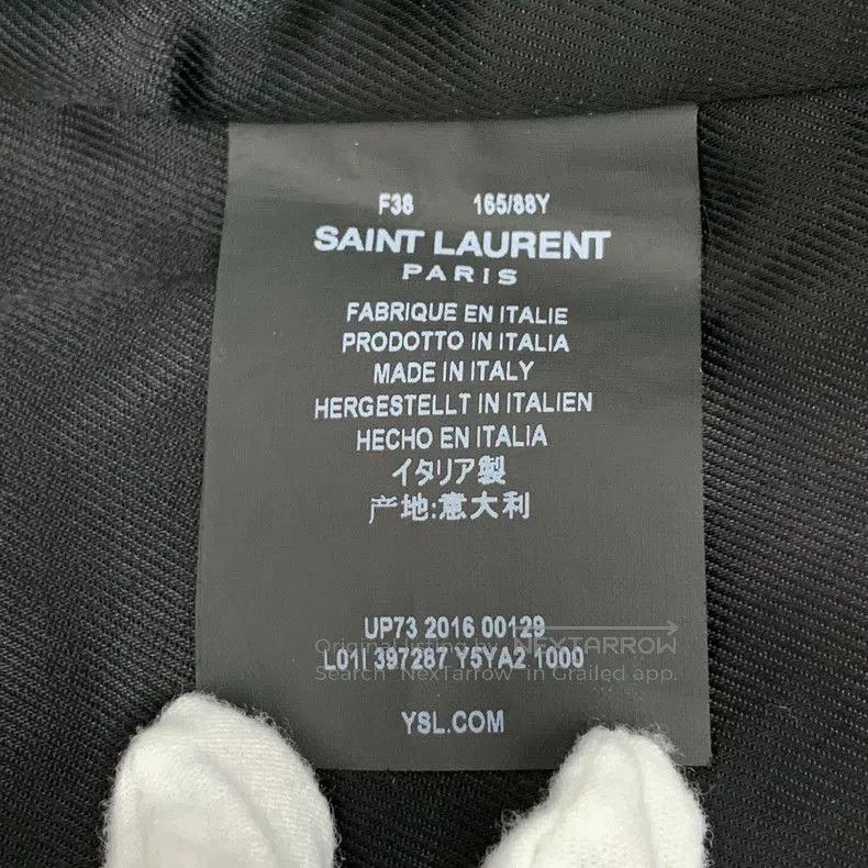 Yves Saint Laurent Yves Saint Laurent Black Leather Jacket. Size US S / EU 44-46 / 1 - 6 Thumbnail