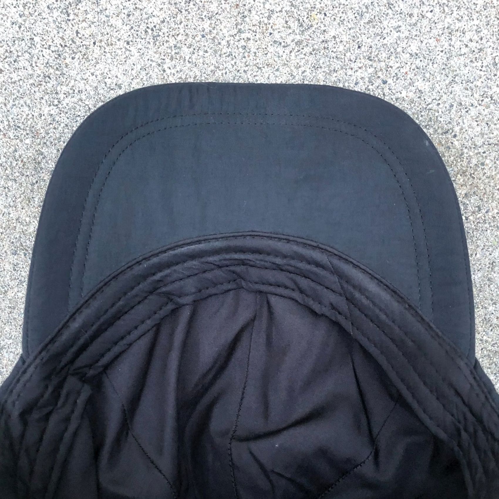 H&M H&M Nylon Strapback Hat Unisex Adult Black M/L Baseball Cap Size ONE SIZE - 4 Thumbnail