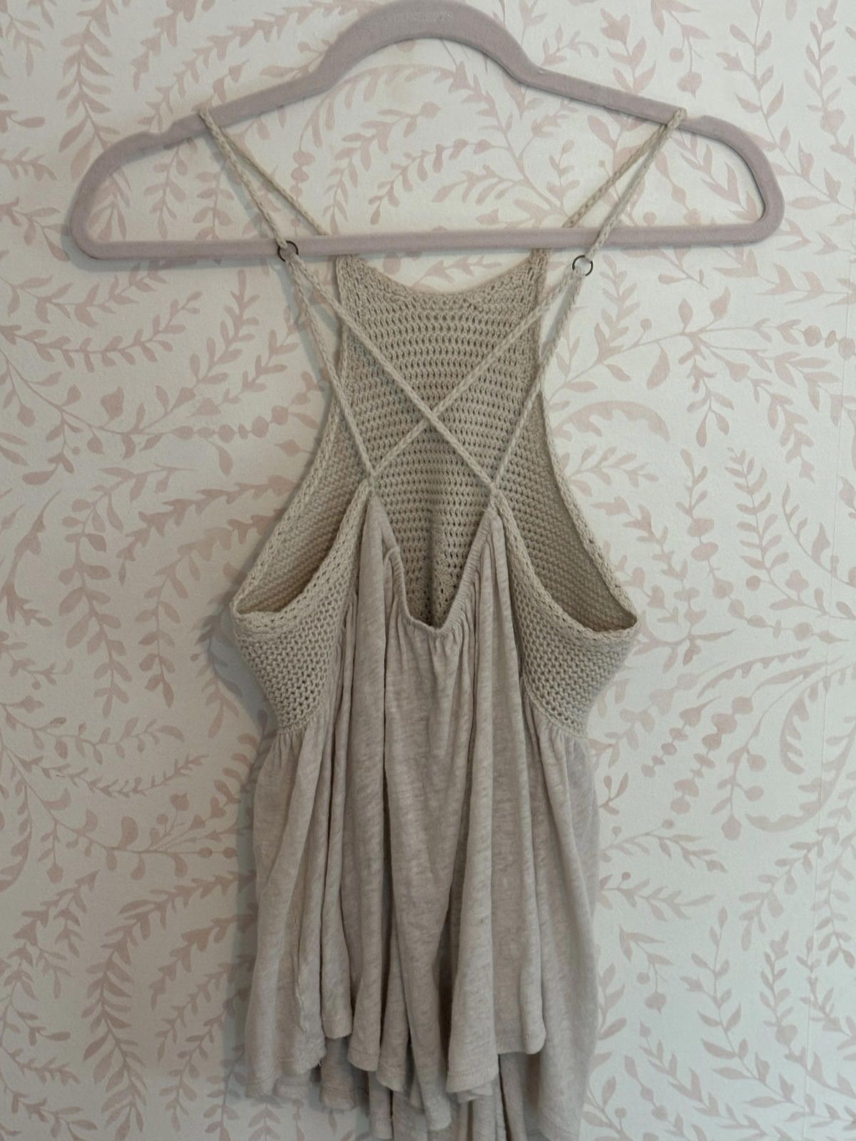 Free People Free People Road Trip Bohemian Crochet Knit Swing Top Size S / US 4 / IT 40 - 4 Thumbnail