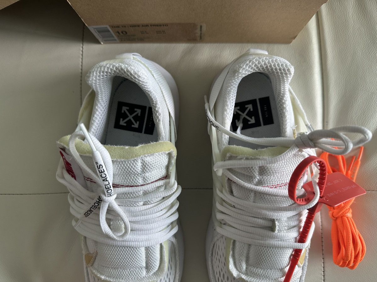 Nike Nike x Off-White Presto The Ten White Size US 10 / EU 43 - 3 Thumbnail
