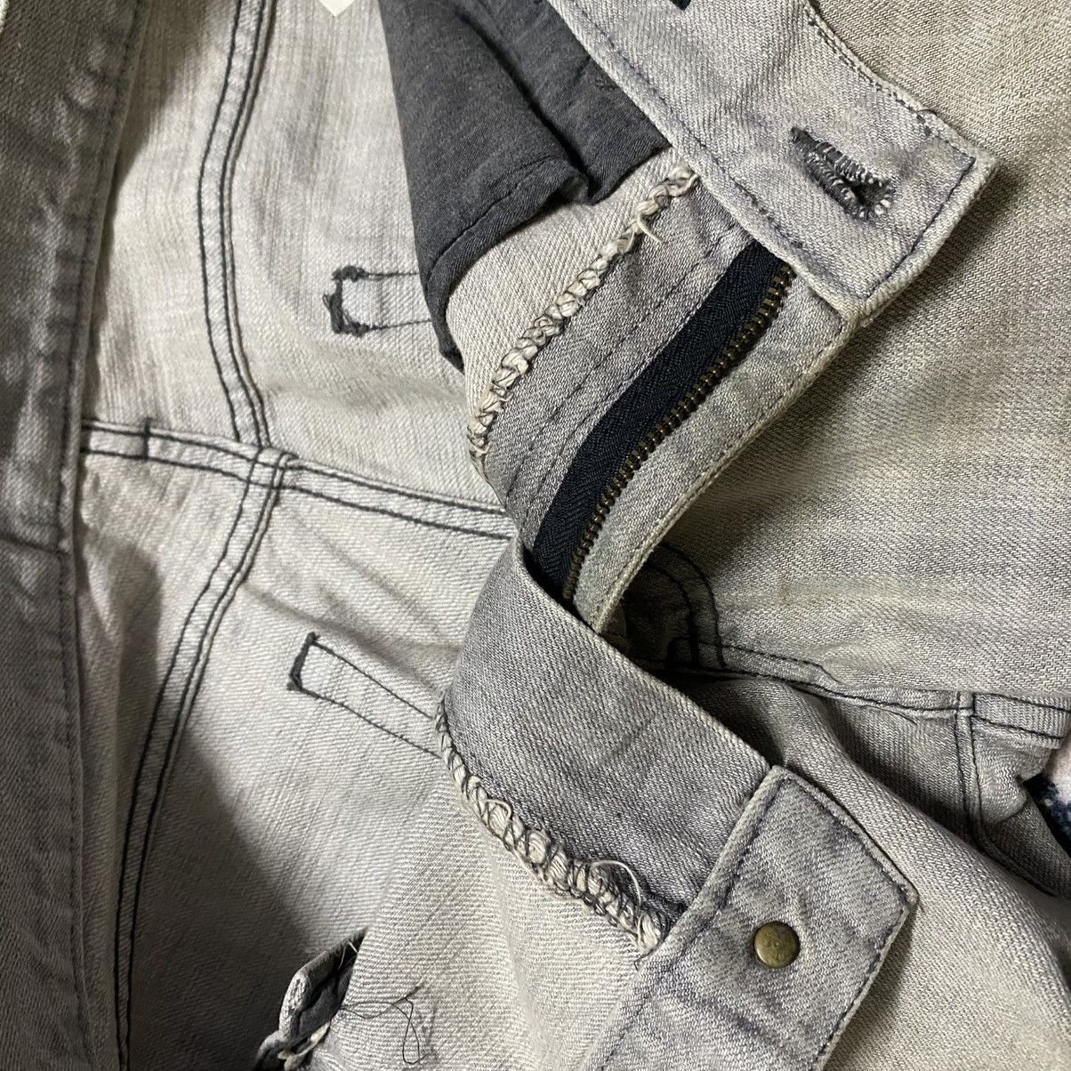 Le Grande Bleu (L.G.B.) Japanese RUPERT EDGE Mudwash Denim Flare Jeans Zipper Pocket Size US 31 - 19 Thumbnail