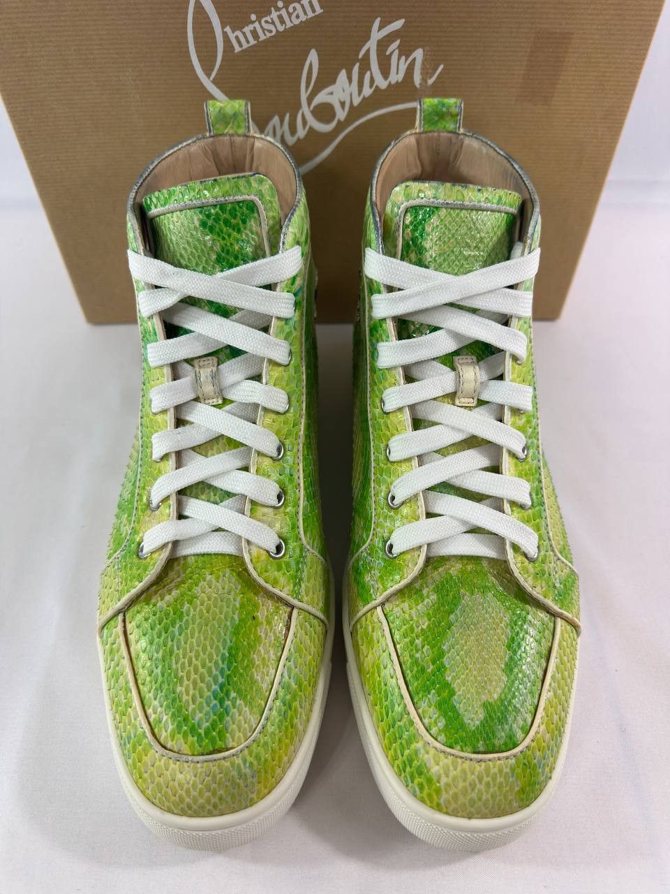 Christian Louboutin Christian Louboutin Rantus Orlato Flat Python Fresh Nappa Size US 11 / EU 44 - 6 Thumbnail
