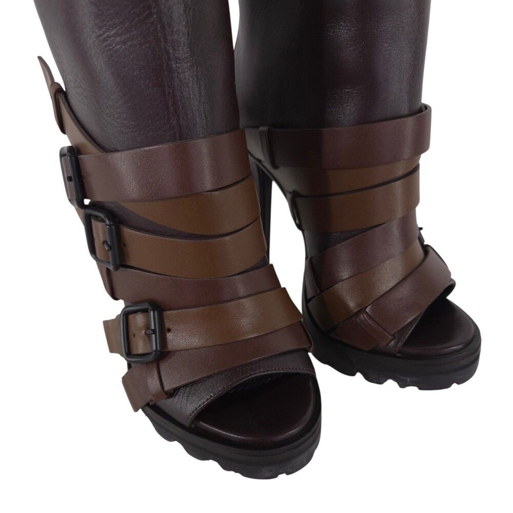 Dsquared2 Dsquared2 Multi Buckle Lug Sole Tall Boots US 5.5 IT 35.5 W Size US 5.5 / IT 35.5 - 2 Thumbnail
